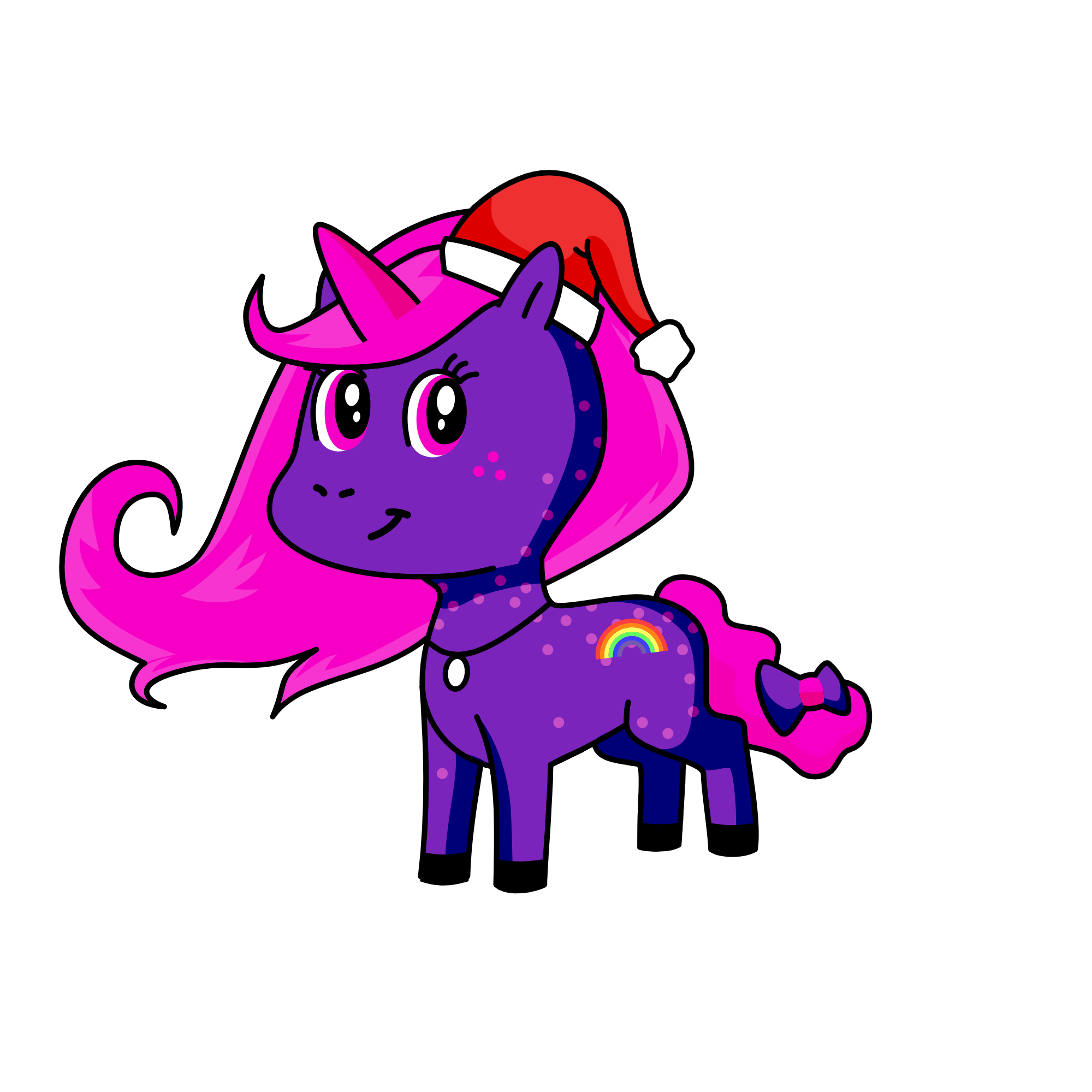 rainbowdash, the unicorn