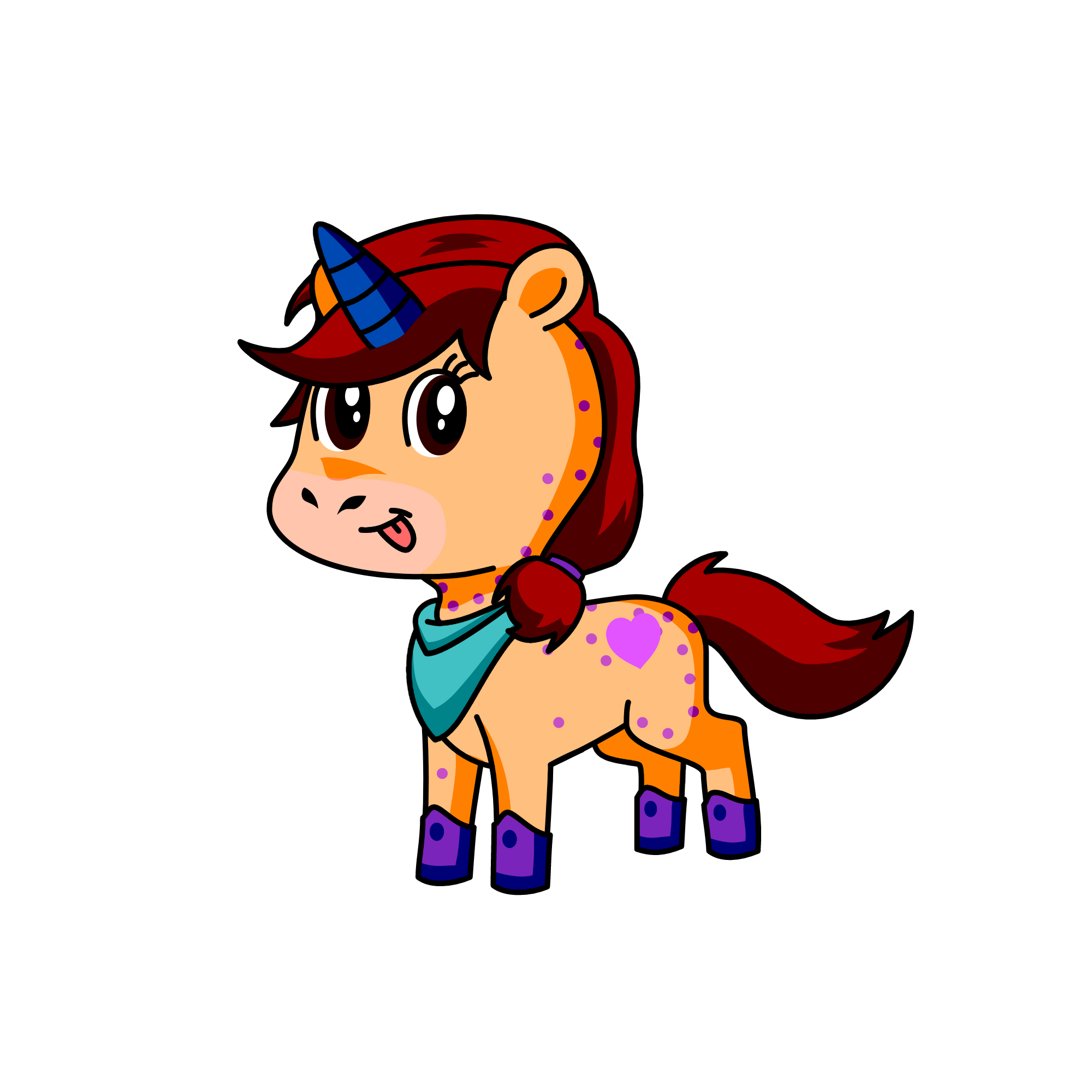 purplie, the unicorn