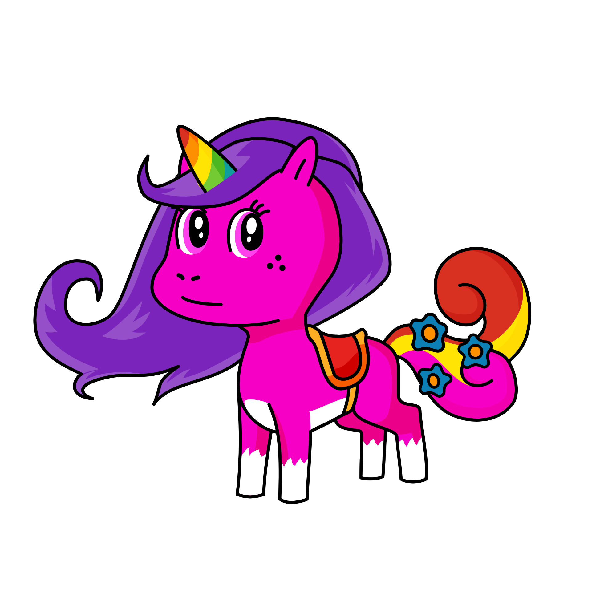 Sanny, the unicorn