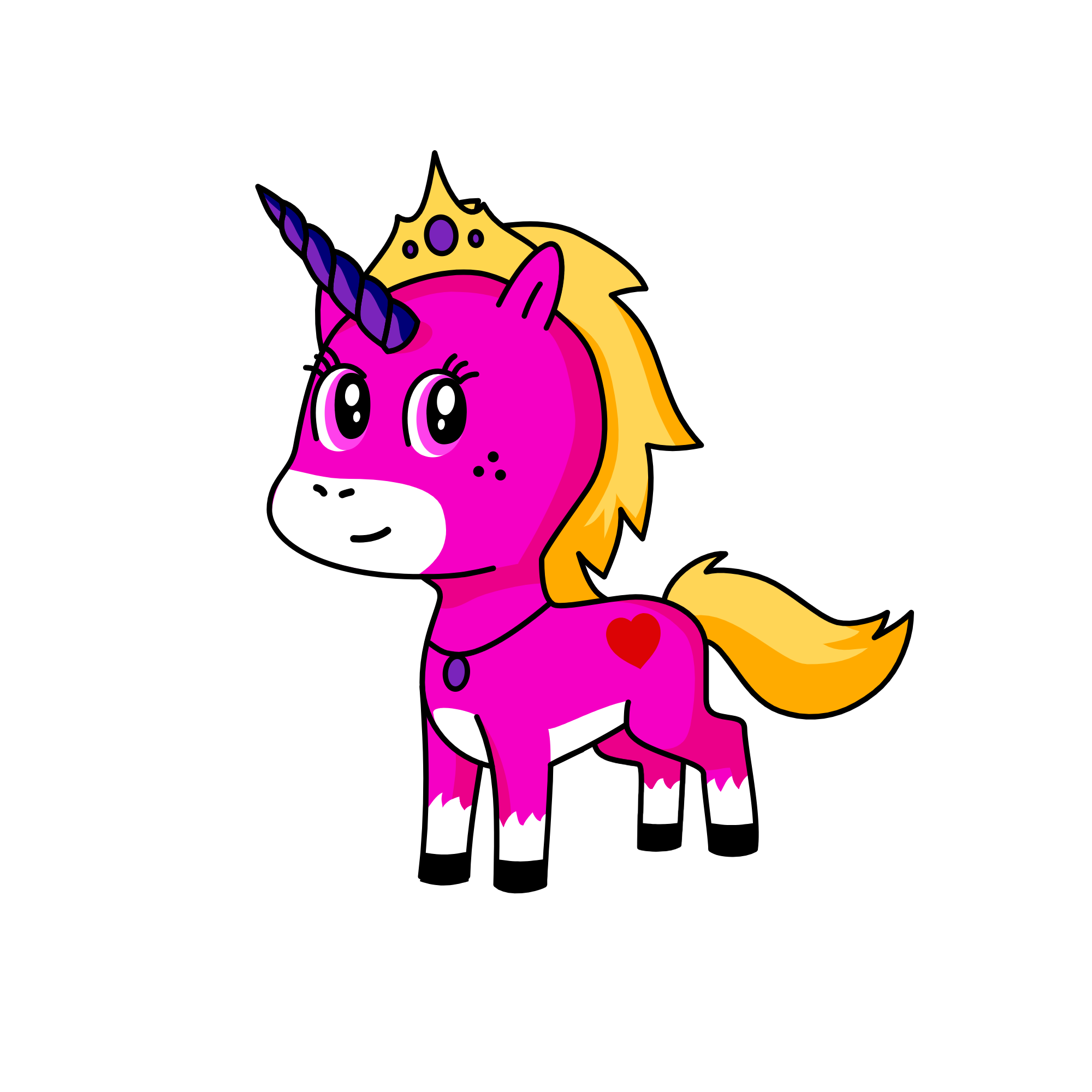 Cutie, the unicorn