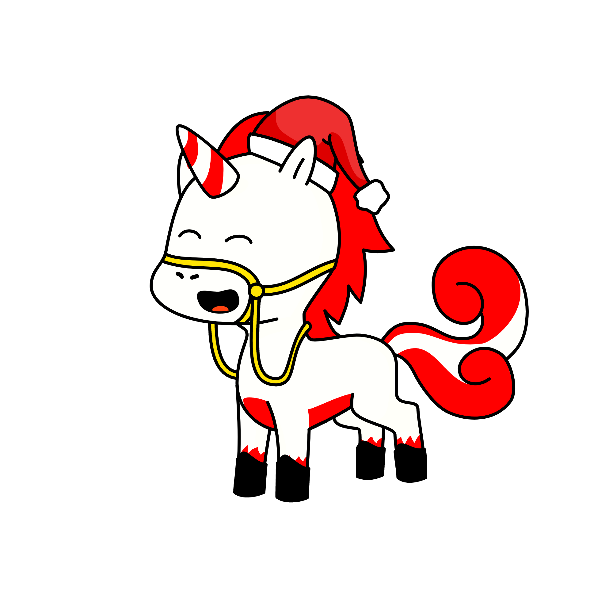 Santa corn🎅🏻🦄, the unicorn