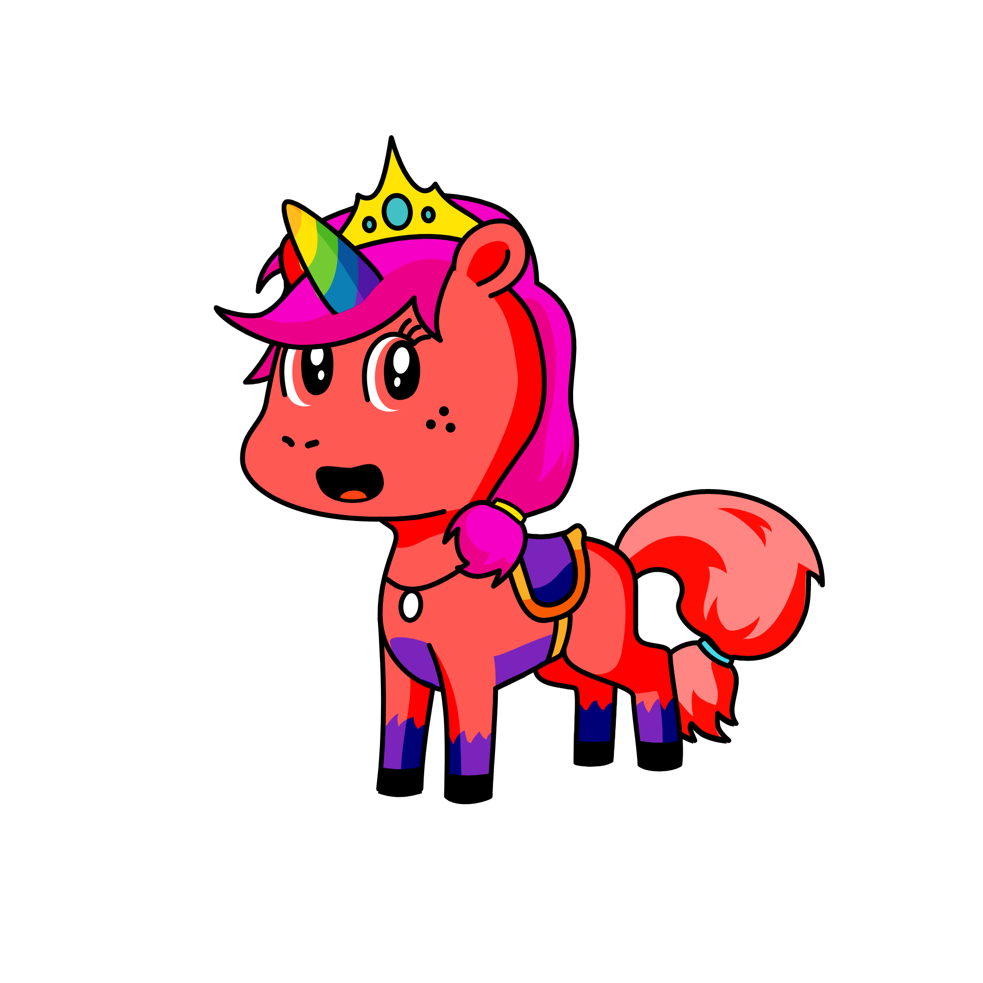 pinki kriksi, the unicorn
