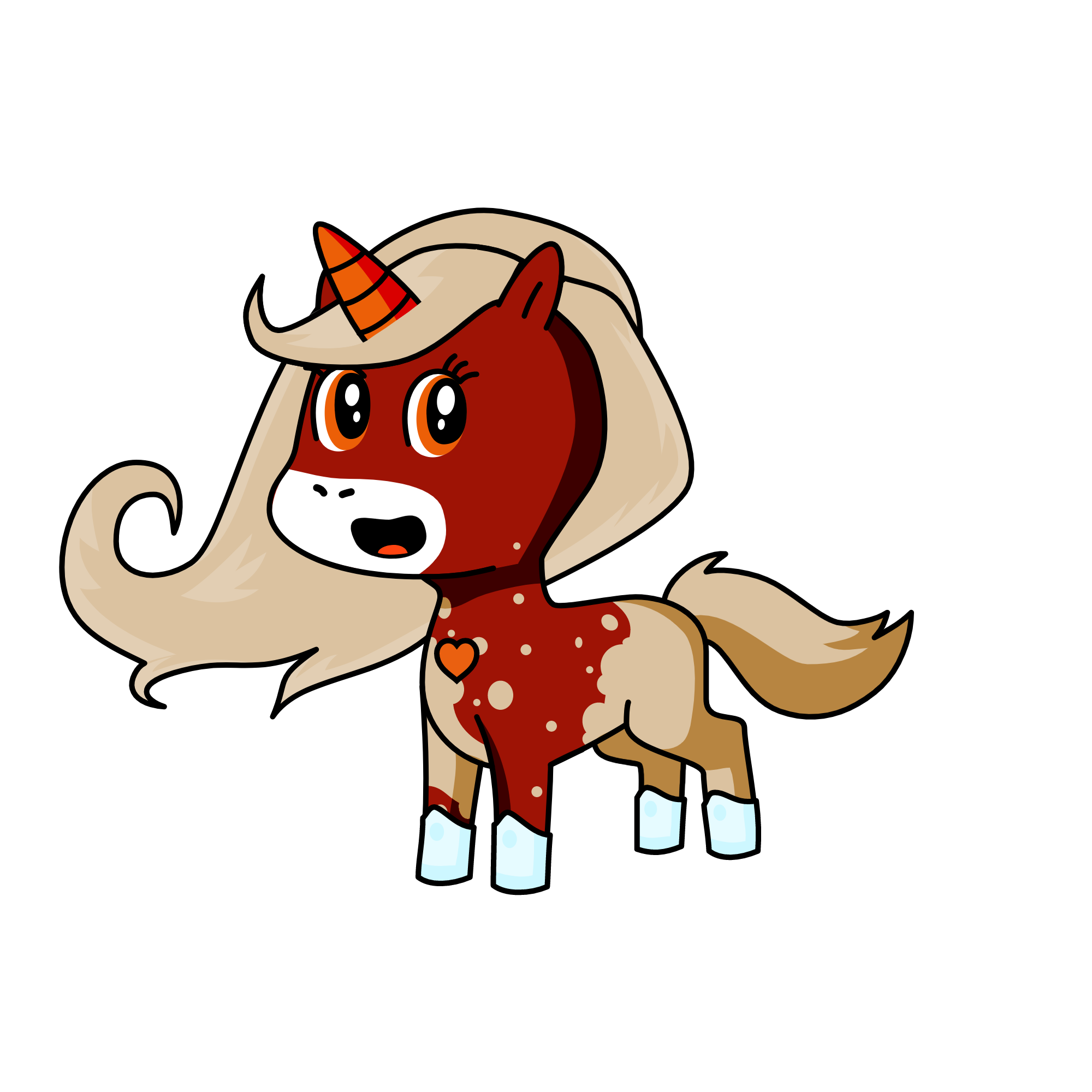 COCO Powder, the unicorn