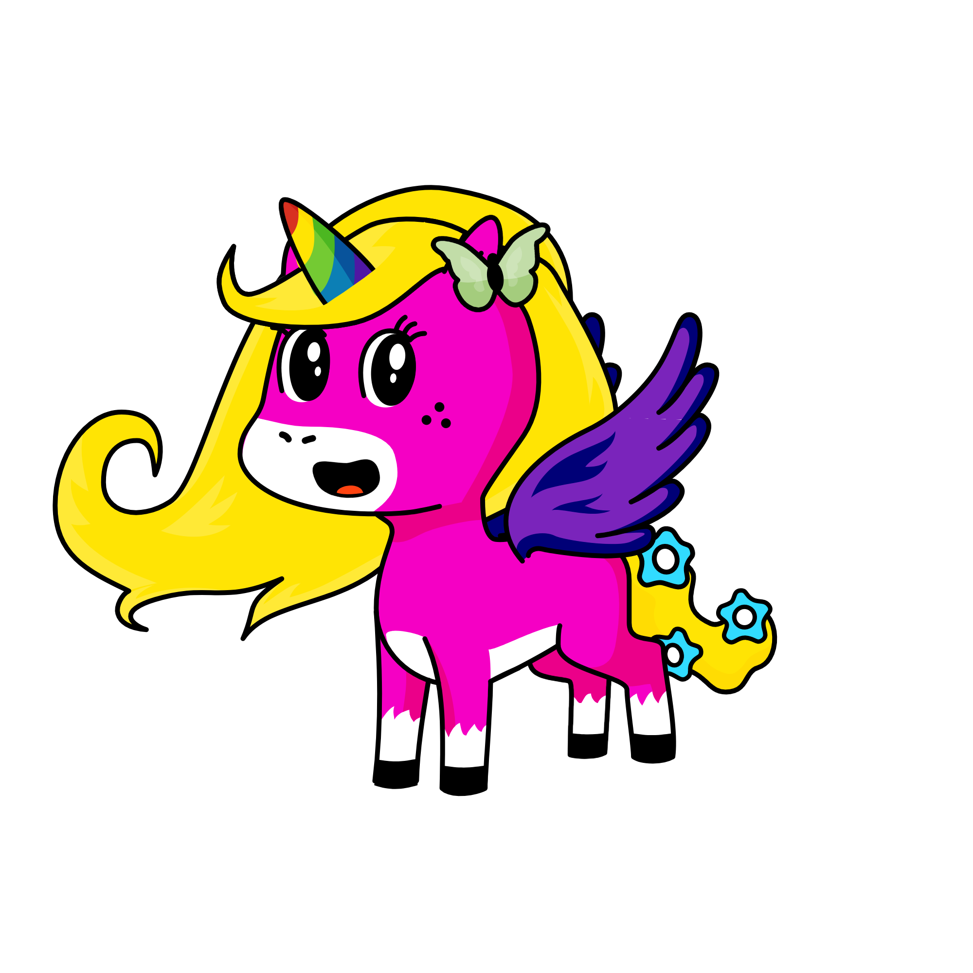 Blossom, the unicorn