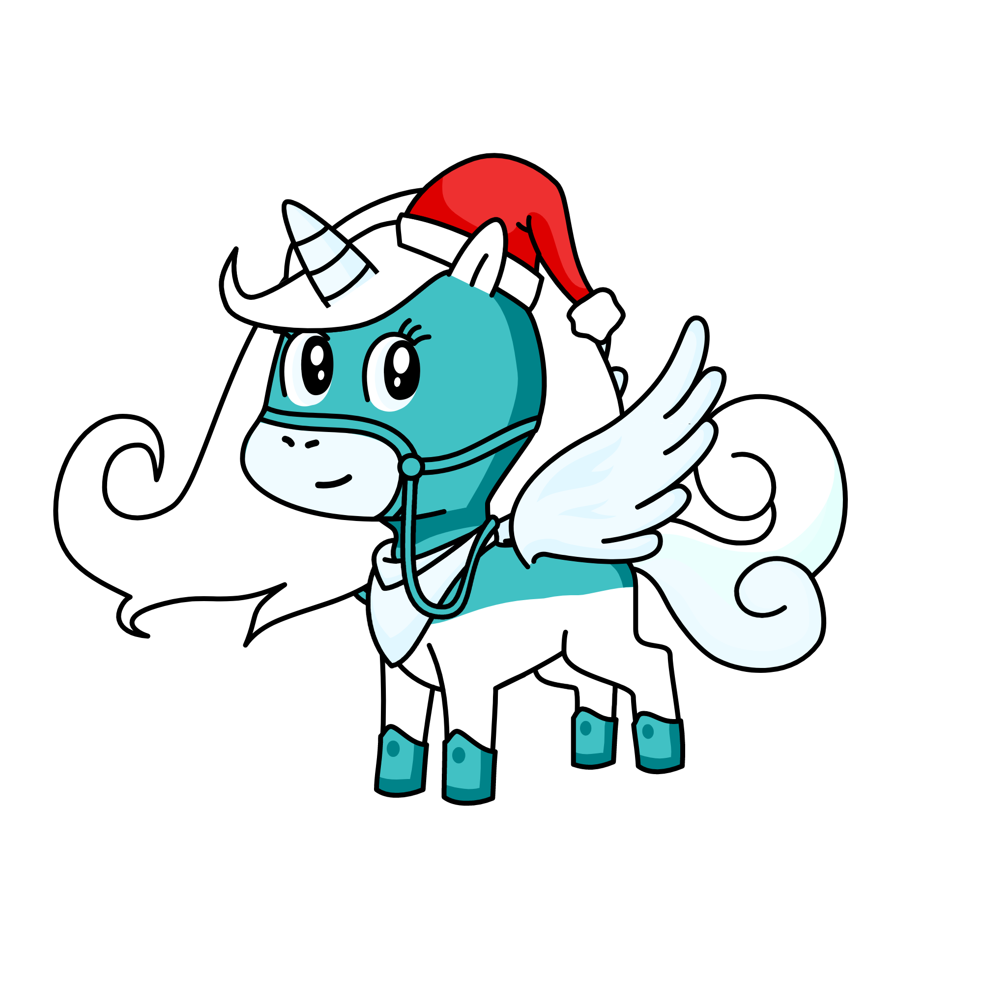 Snowy , the unicorn