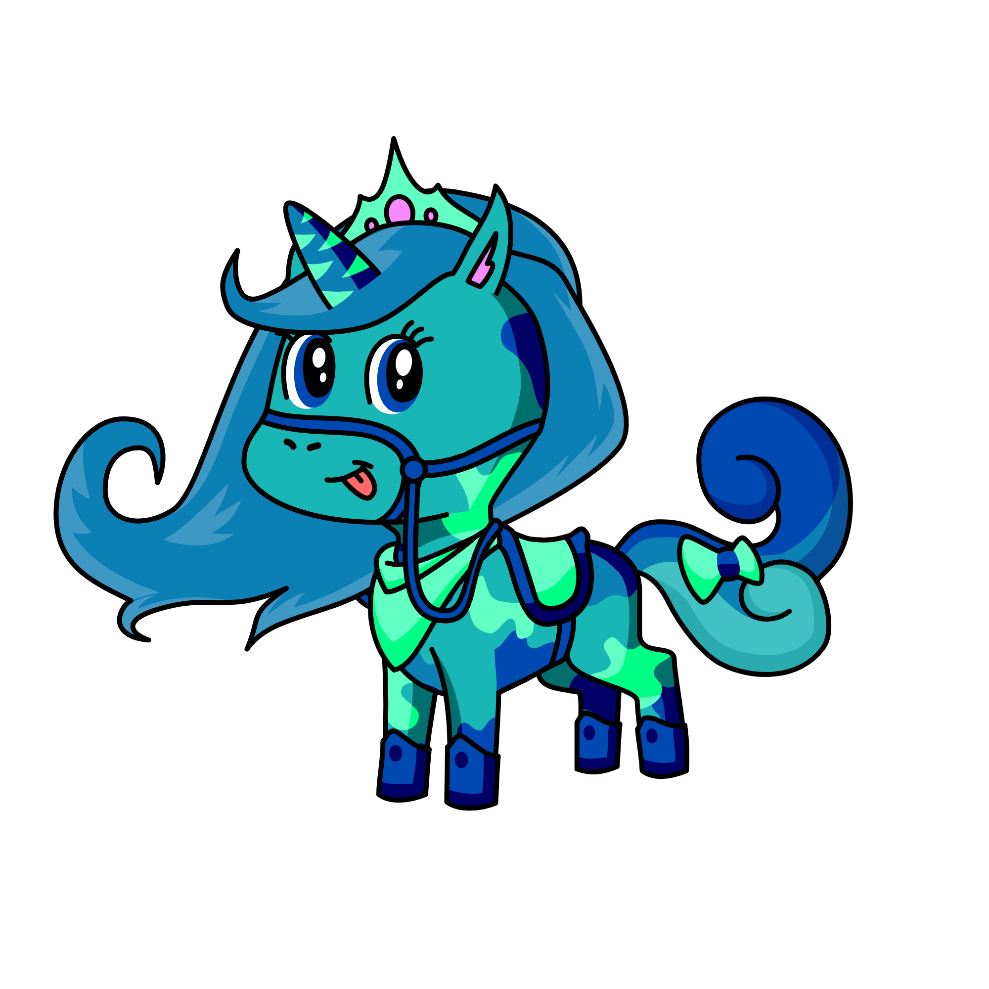 Aqua, the unicorn
