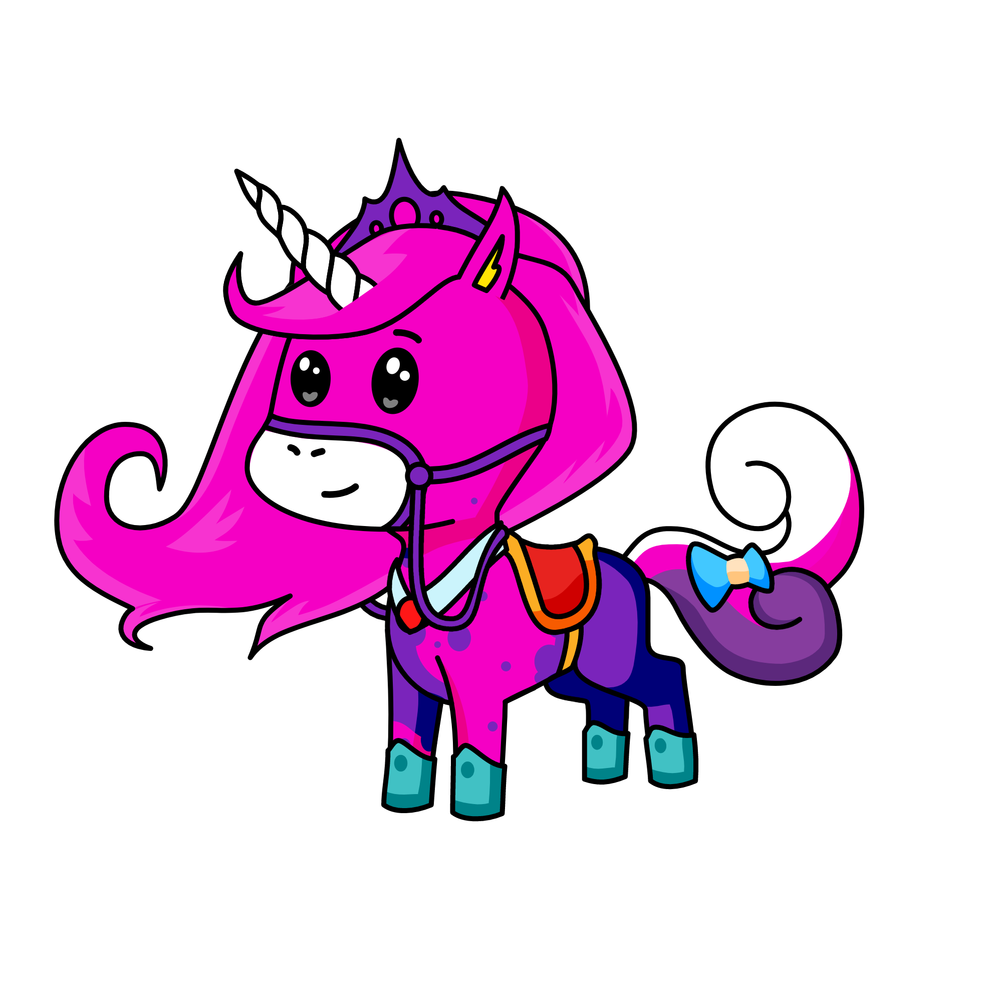 princess, the unicorn