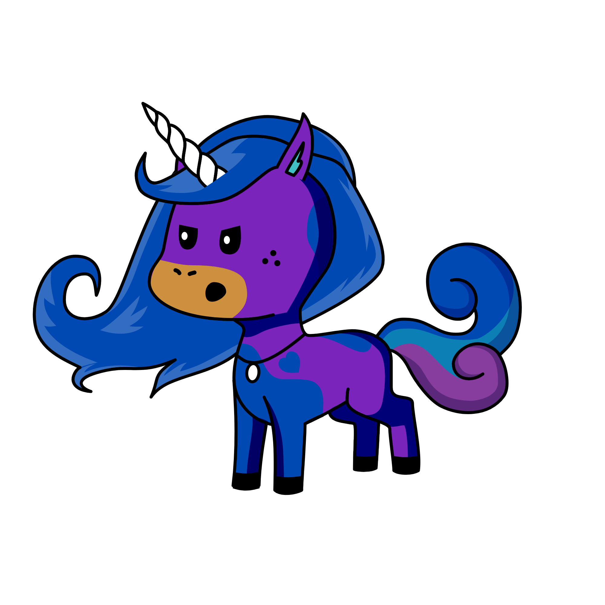 midnight moon, the unicorn