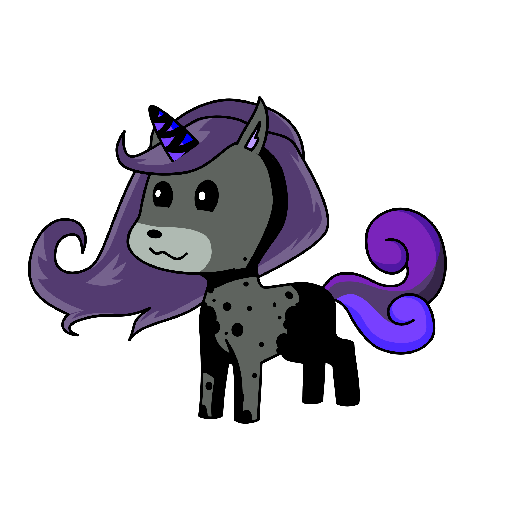 Oscurius, the unicorn