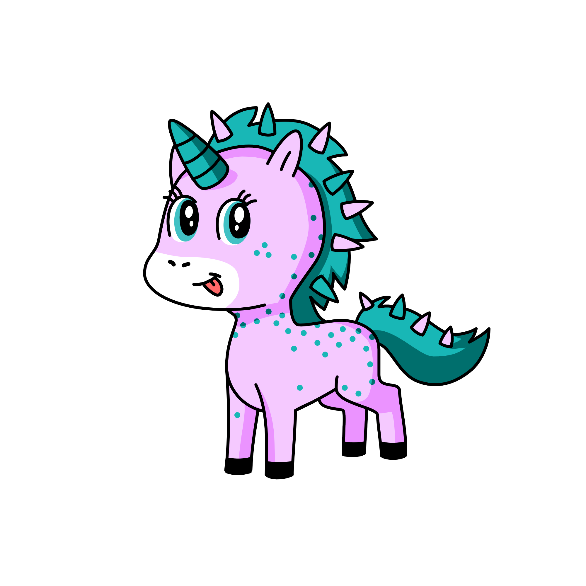 Dotti, the unicorn