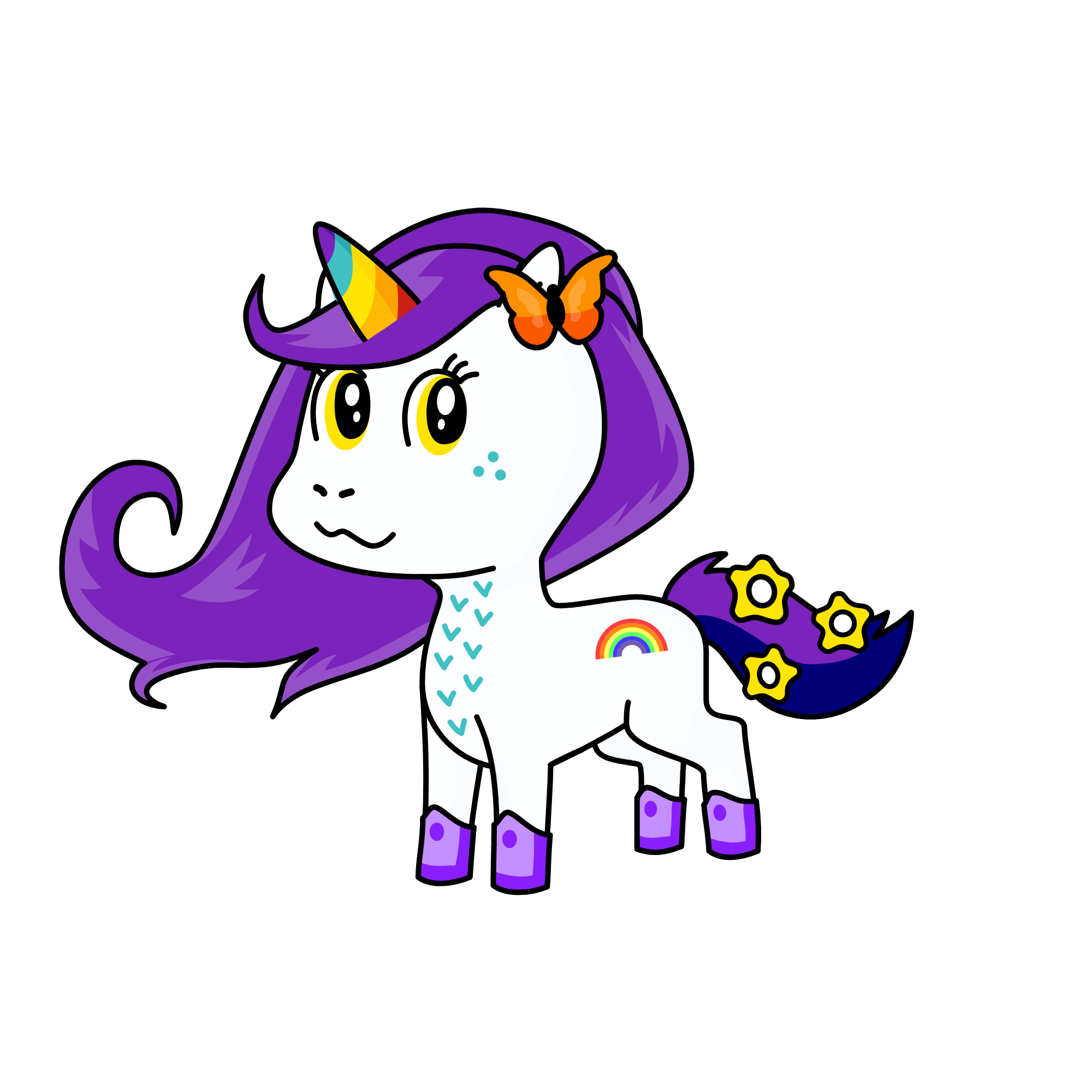 Doodles, the unicorn