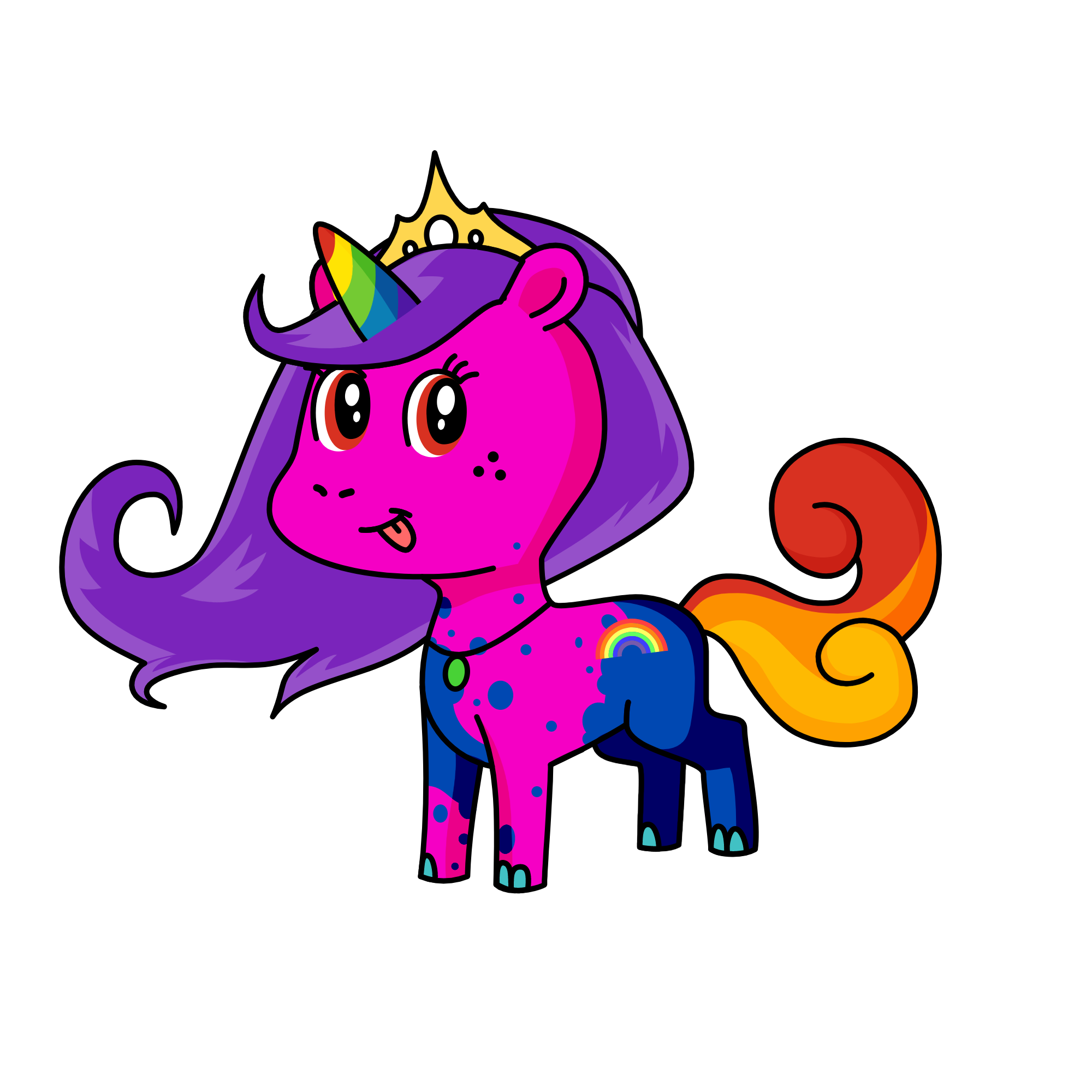 rainbow, the unicorn