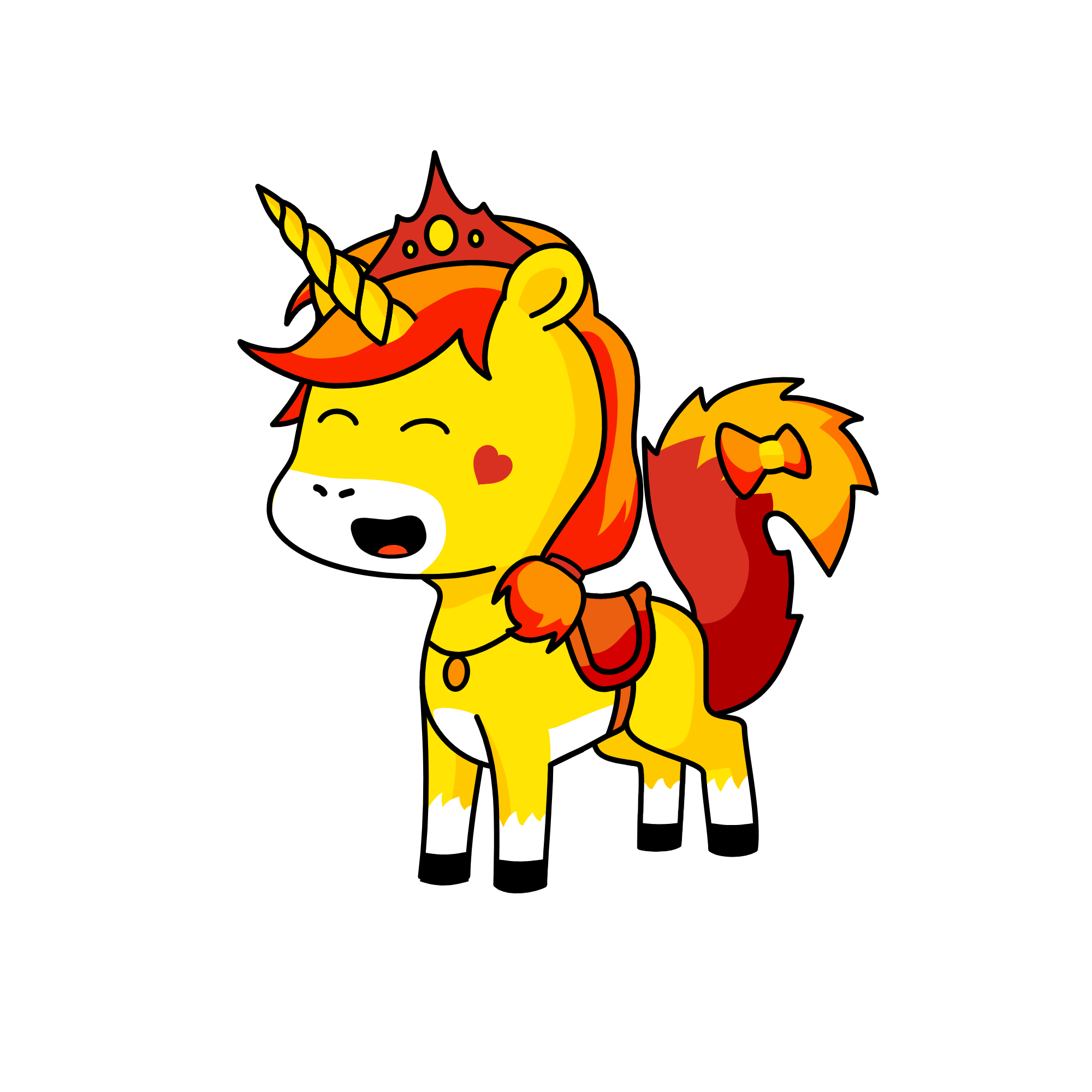Fire, the unicorn