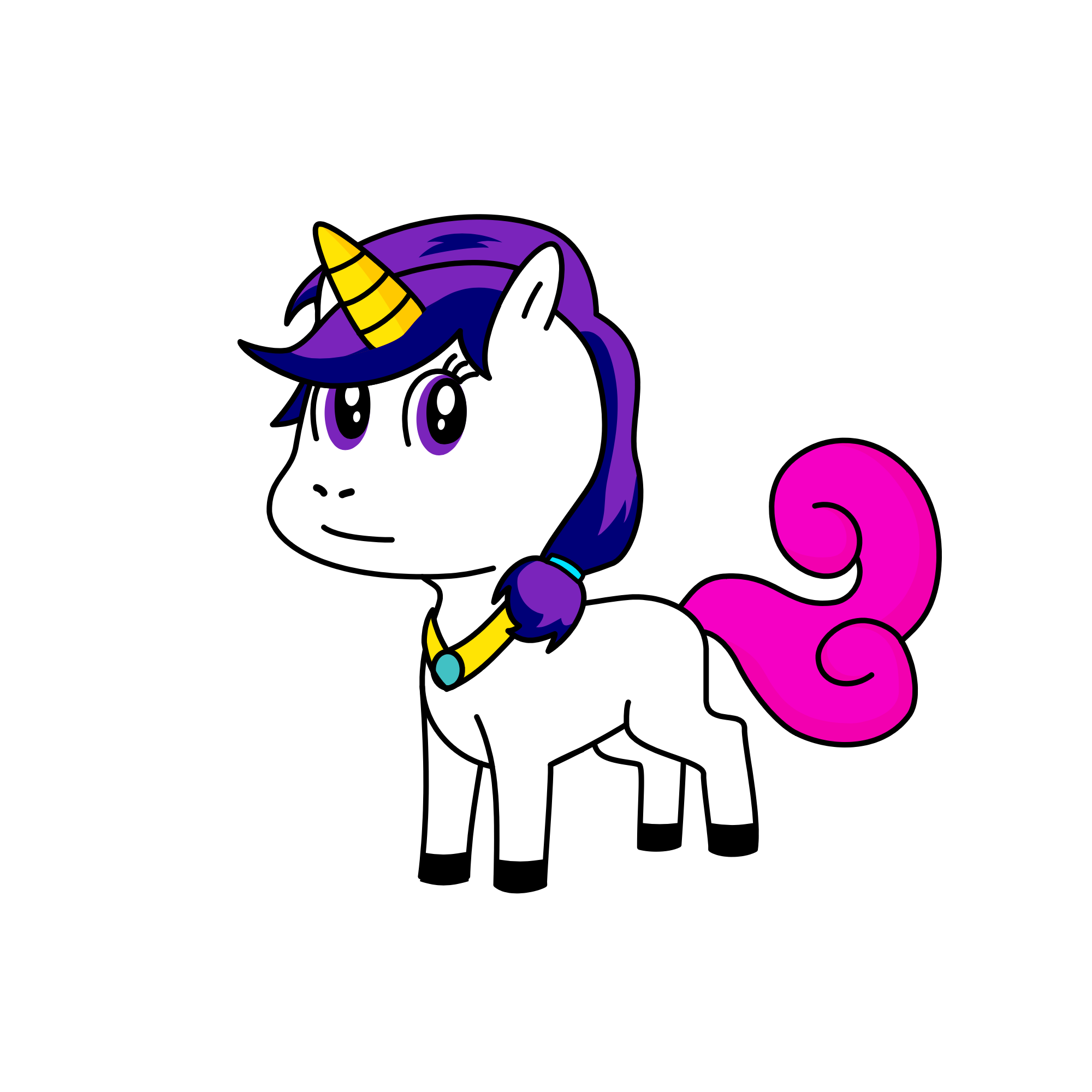 Myia the magical unicorn , the unicorn