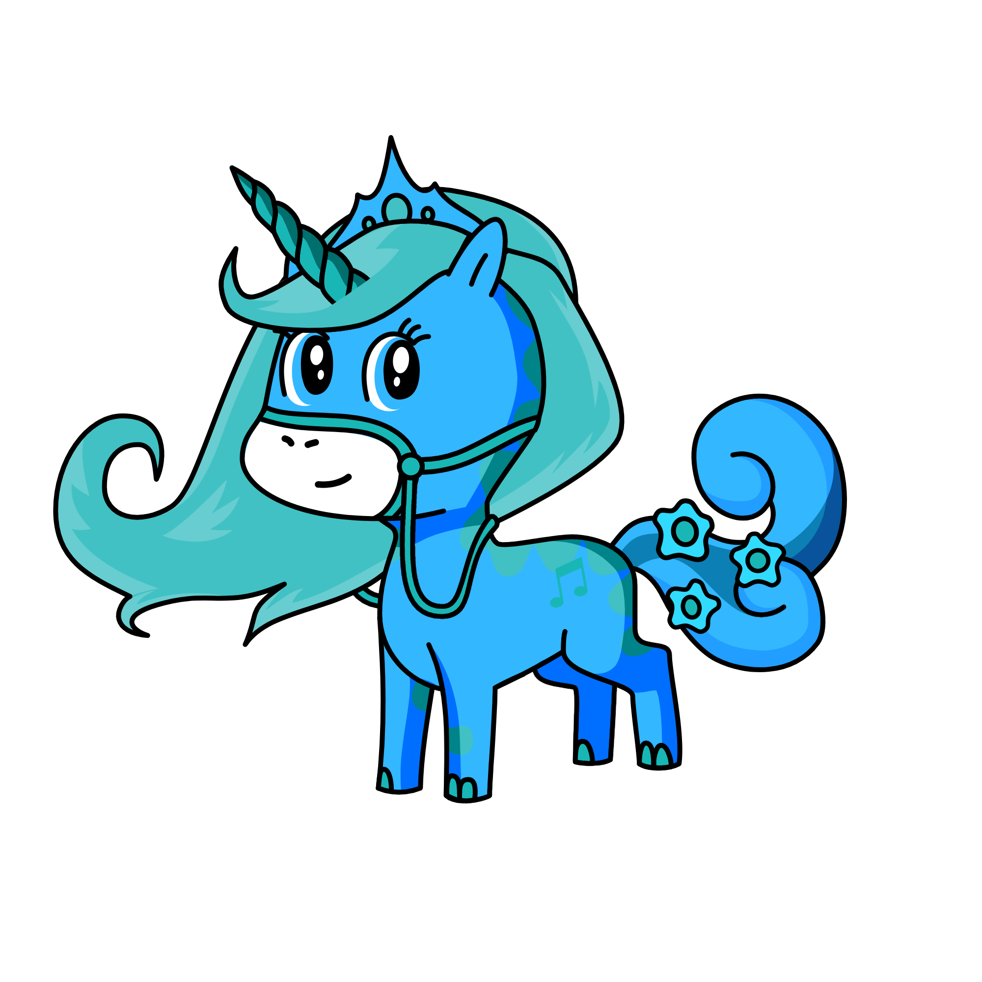 moon, the unicorn