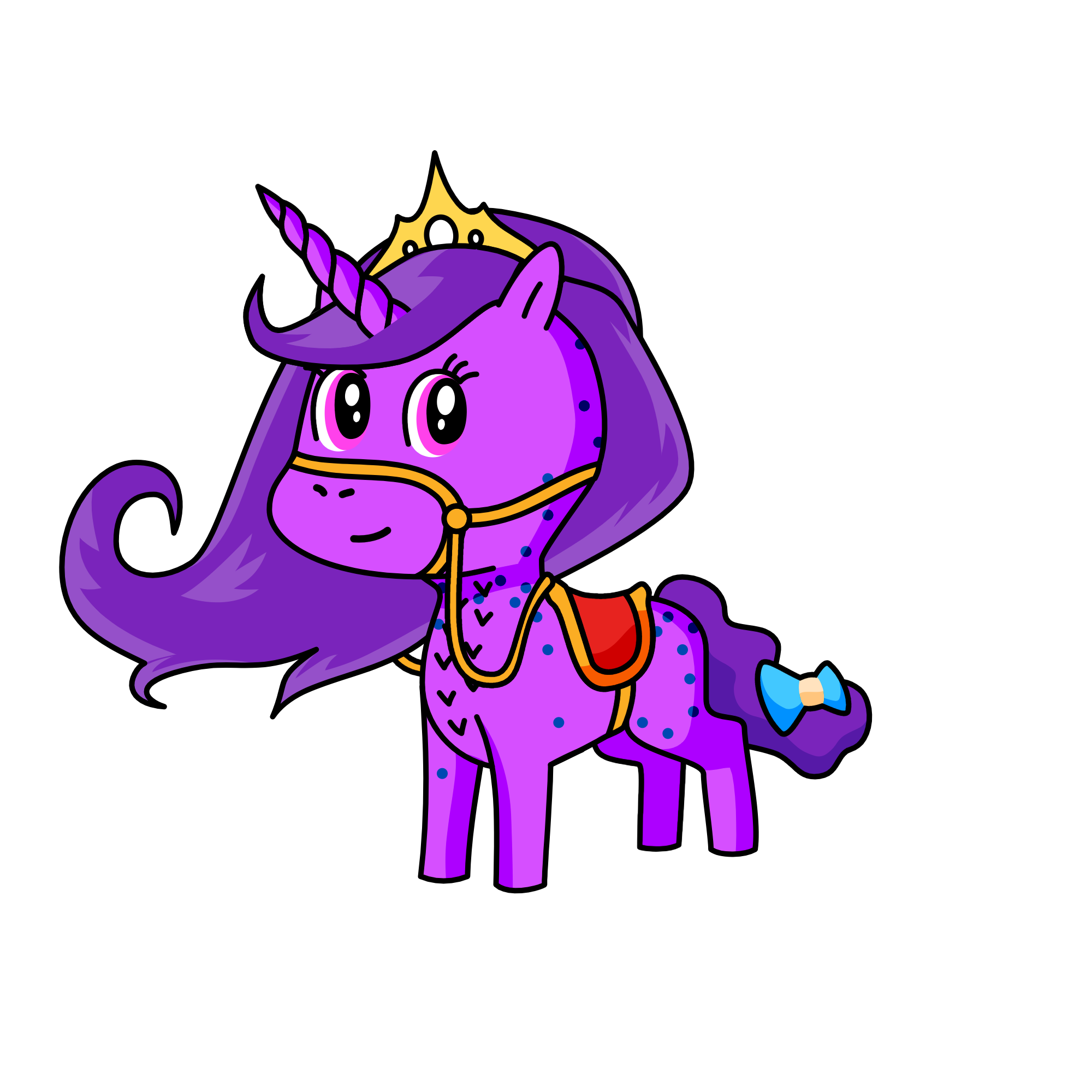 unicorn queen , the unicorn