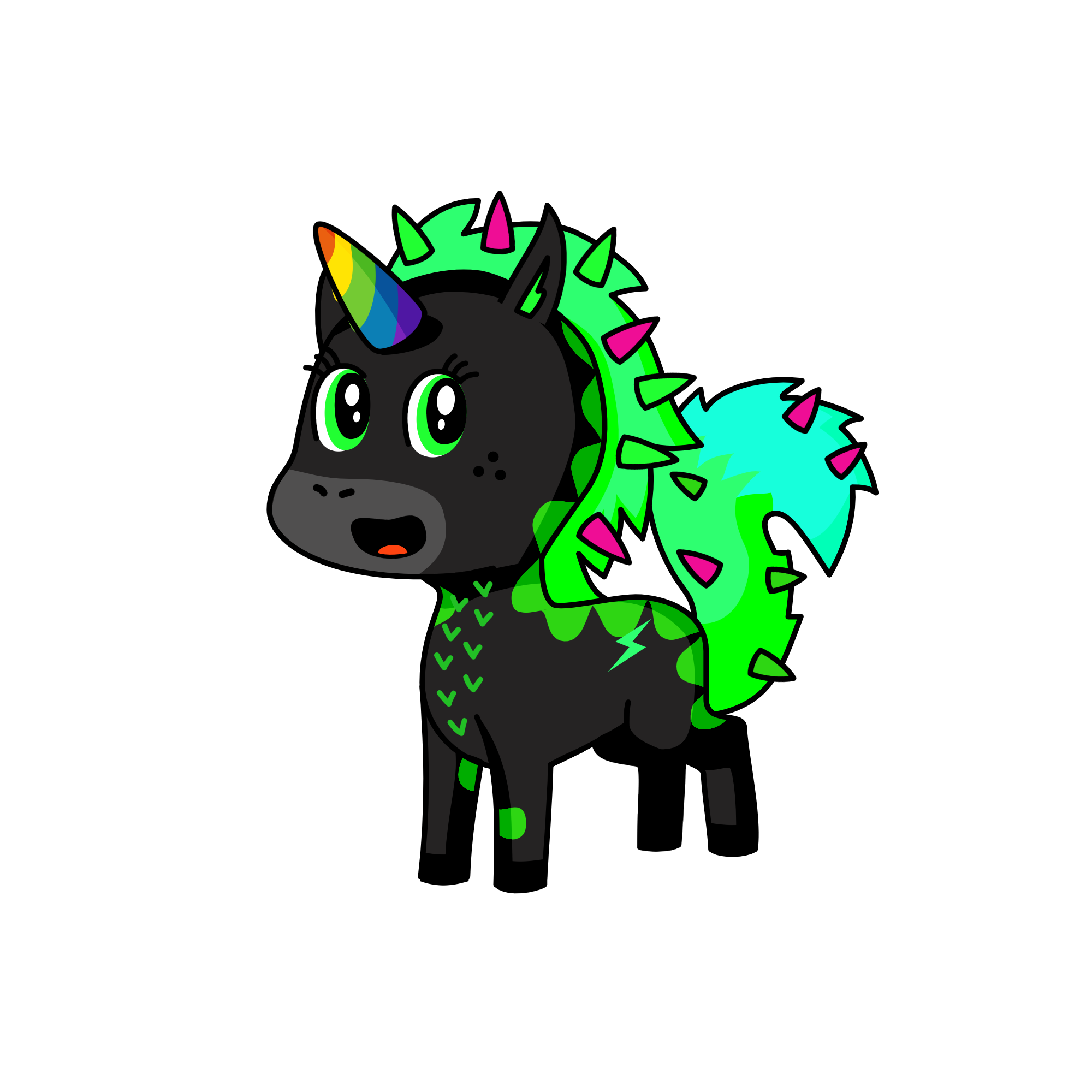 Dinocorn , the unicorn