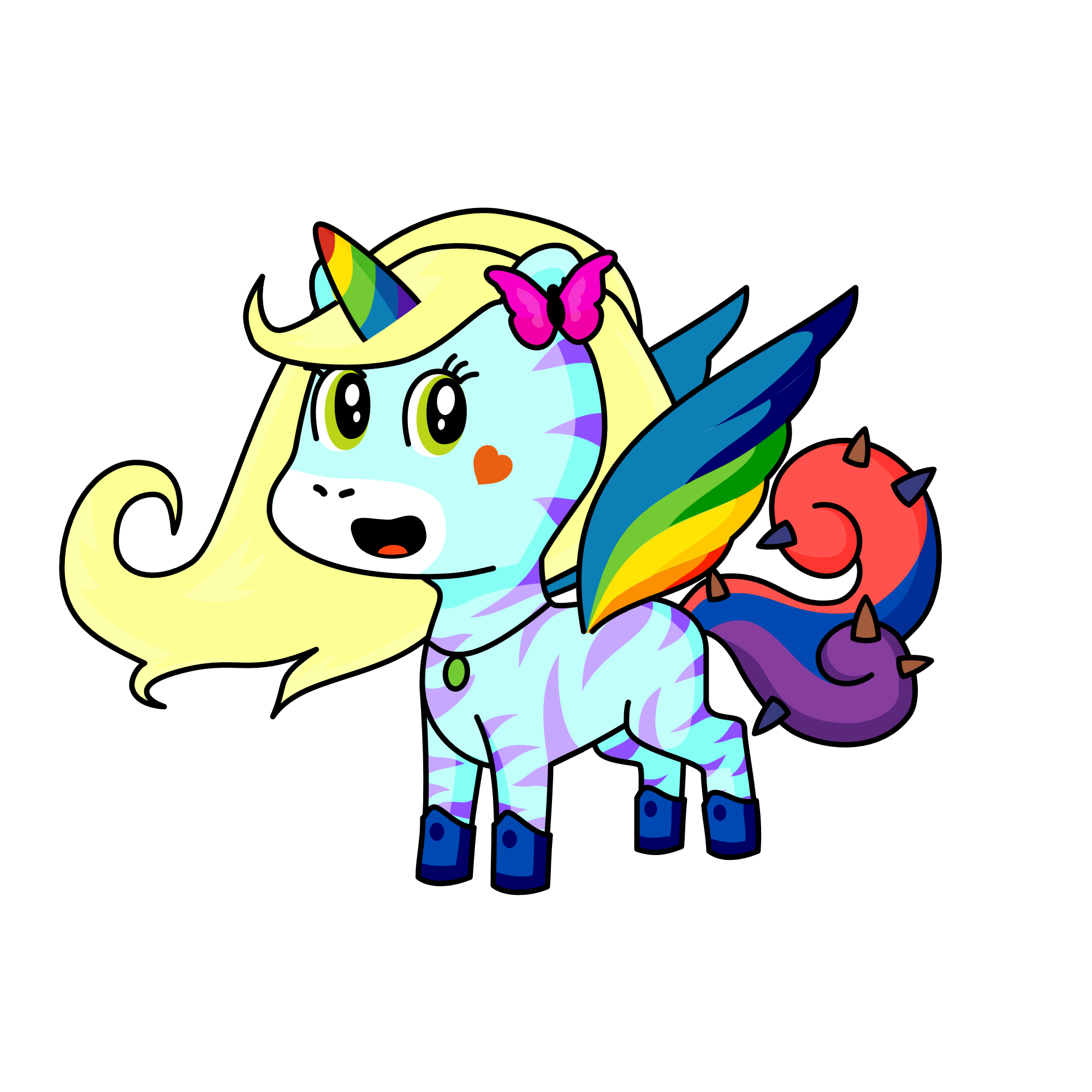 Bambi, the unicorn