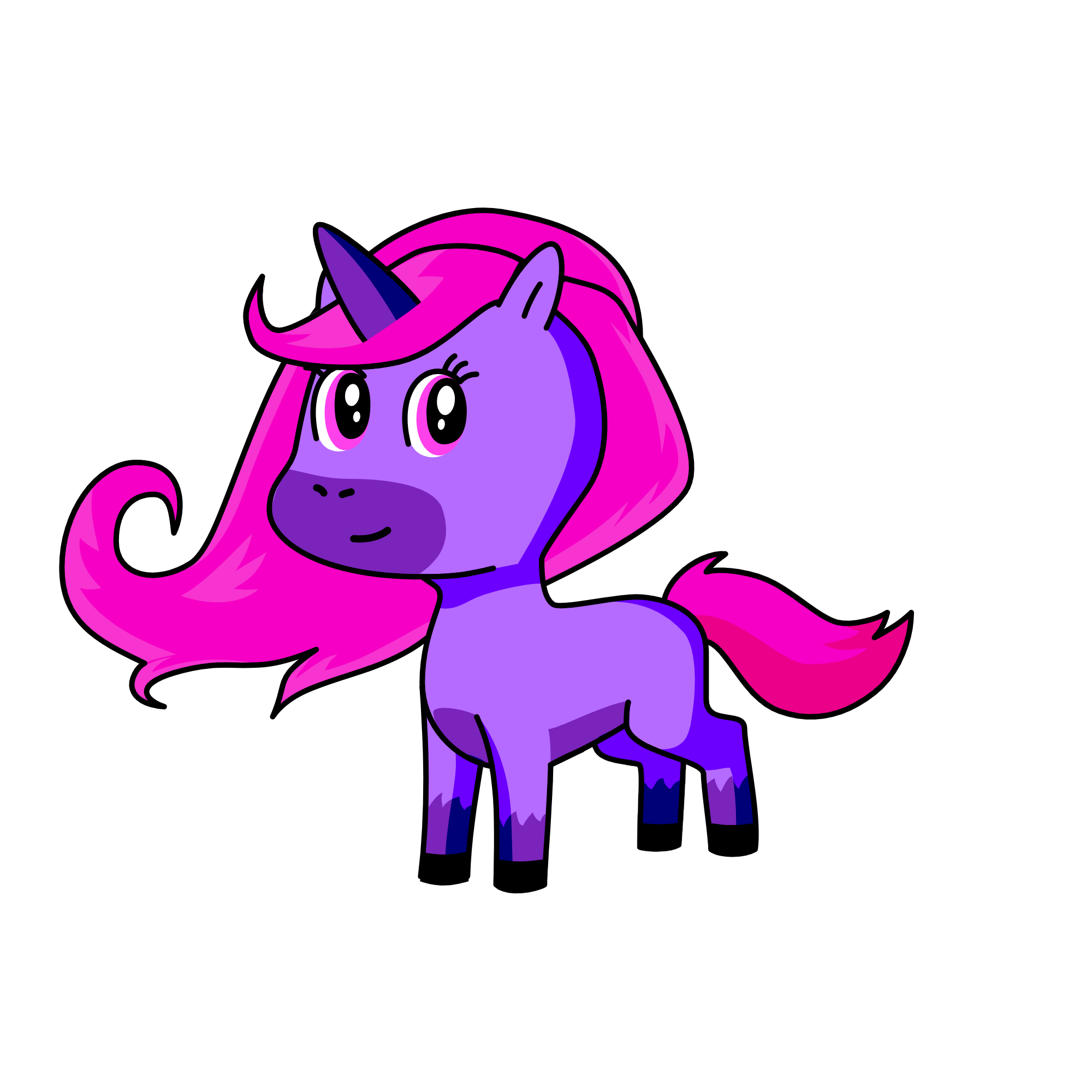 Midnight, the unicorn