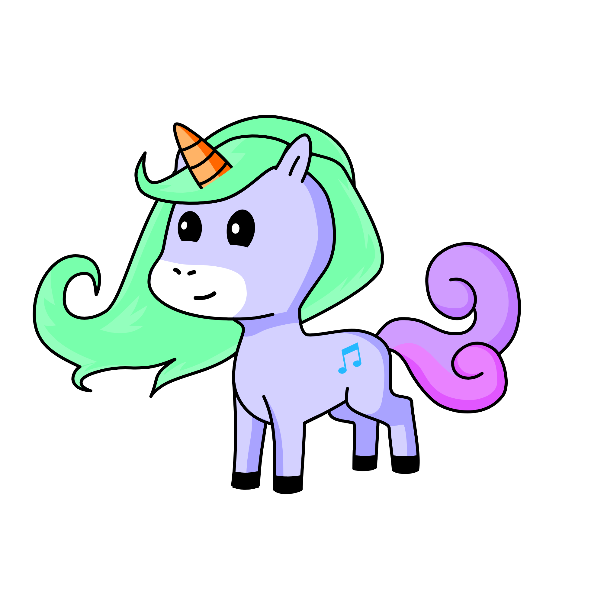 Pomi, the unicorn