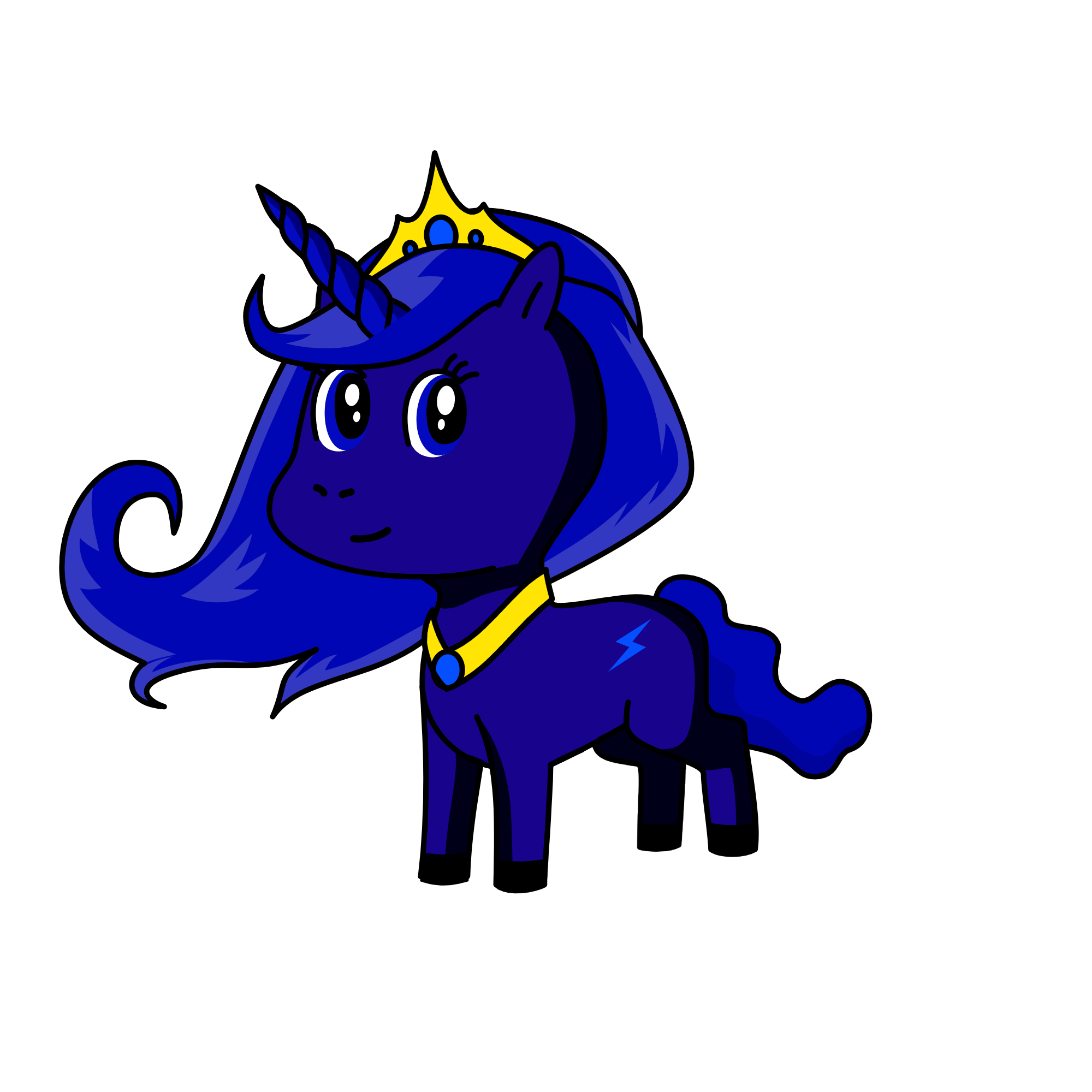 Luna , the unicorn