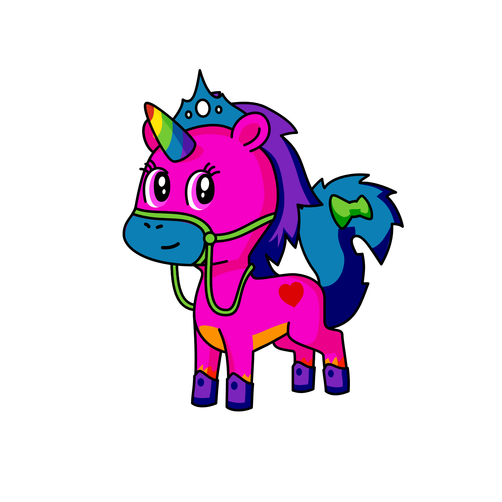 rainbow, the unicorn