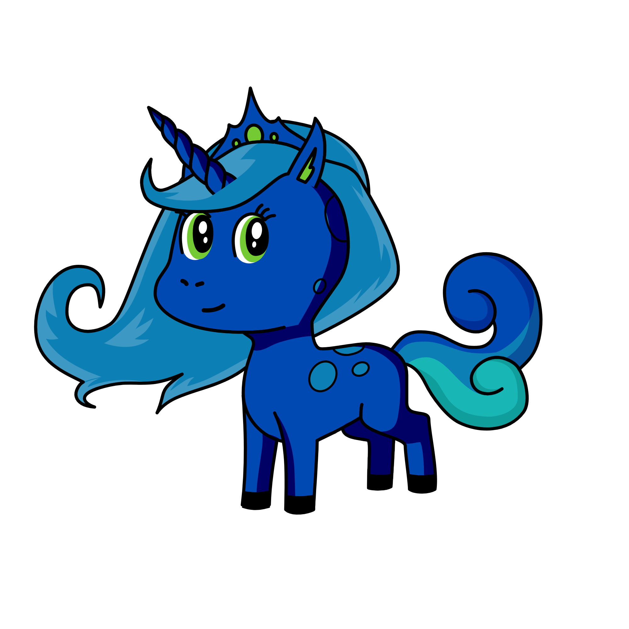 Princess Luna, the unicorn