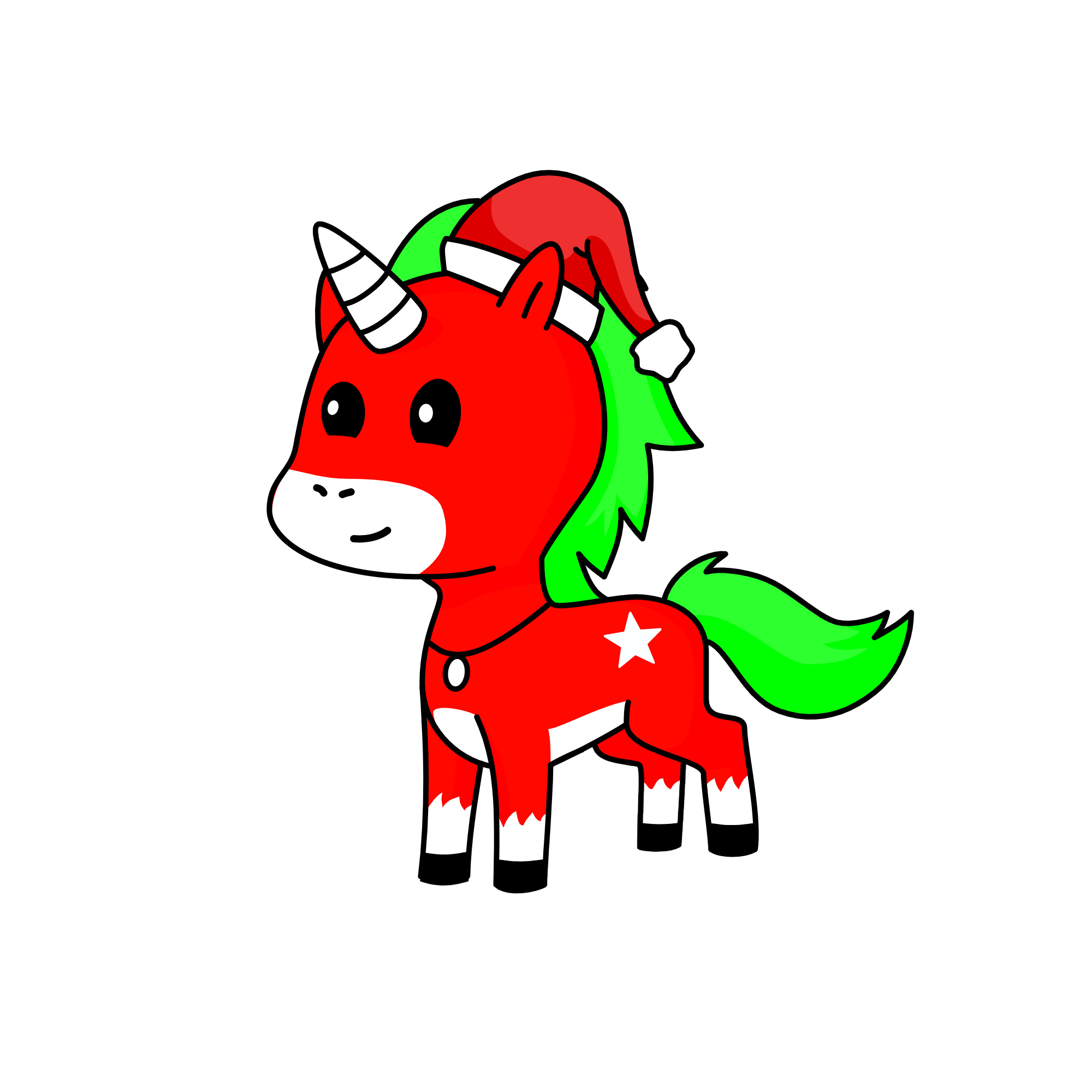 Rudeoff, the unicorn