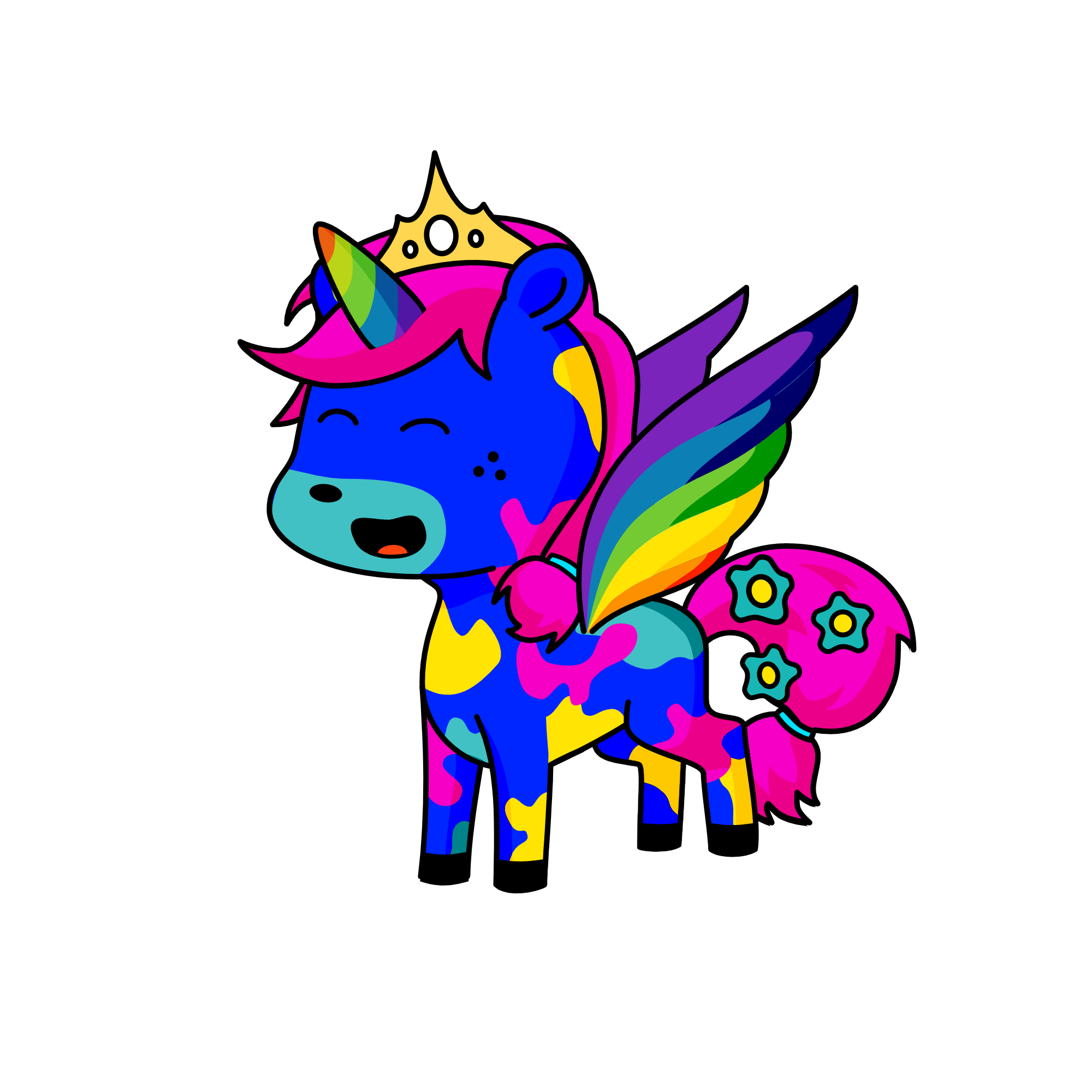 Spotty, the unicorn