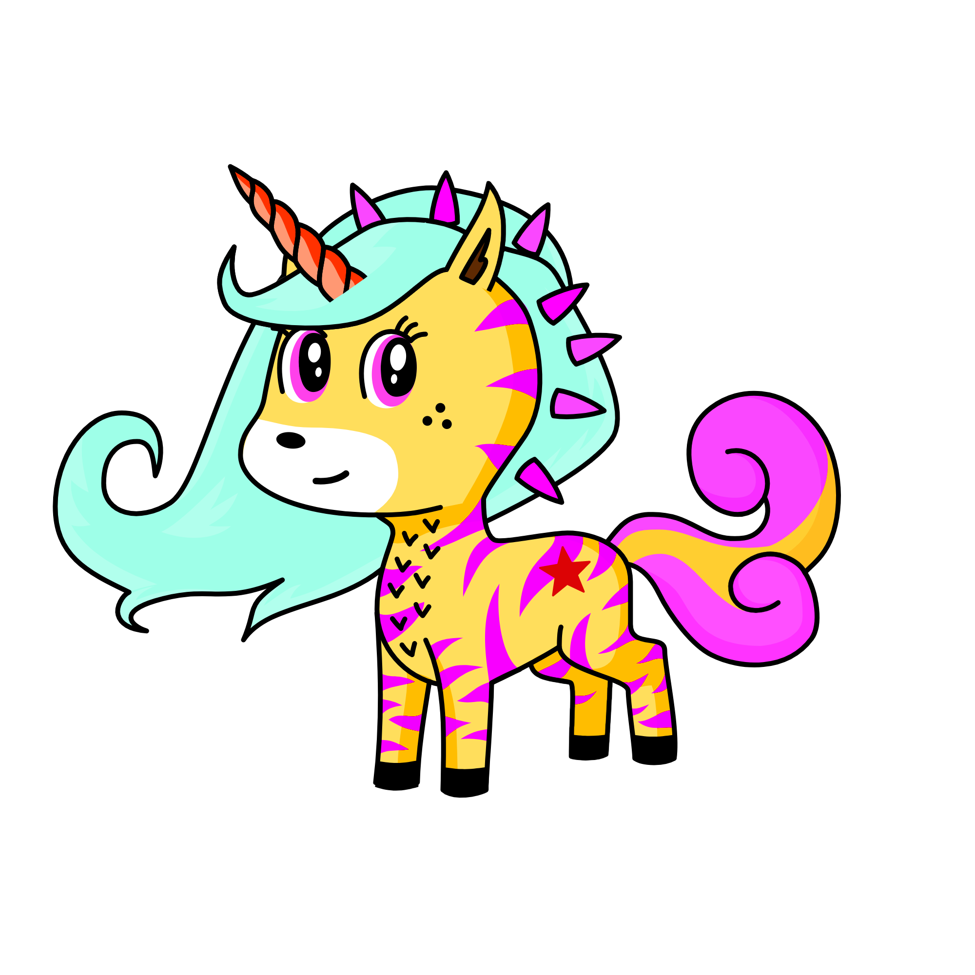 Thunder pony, the unicorn