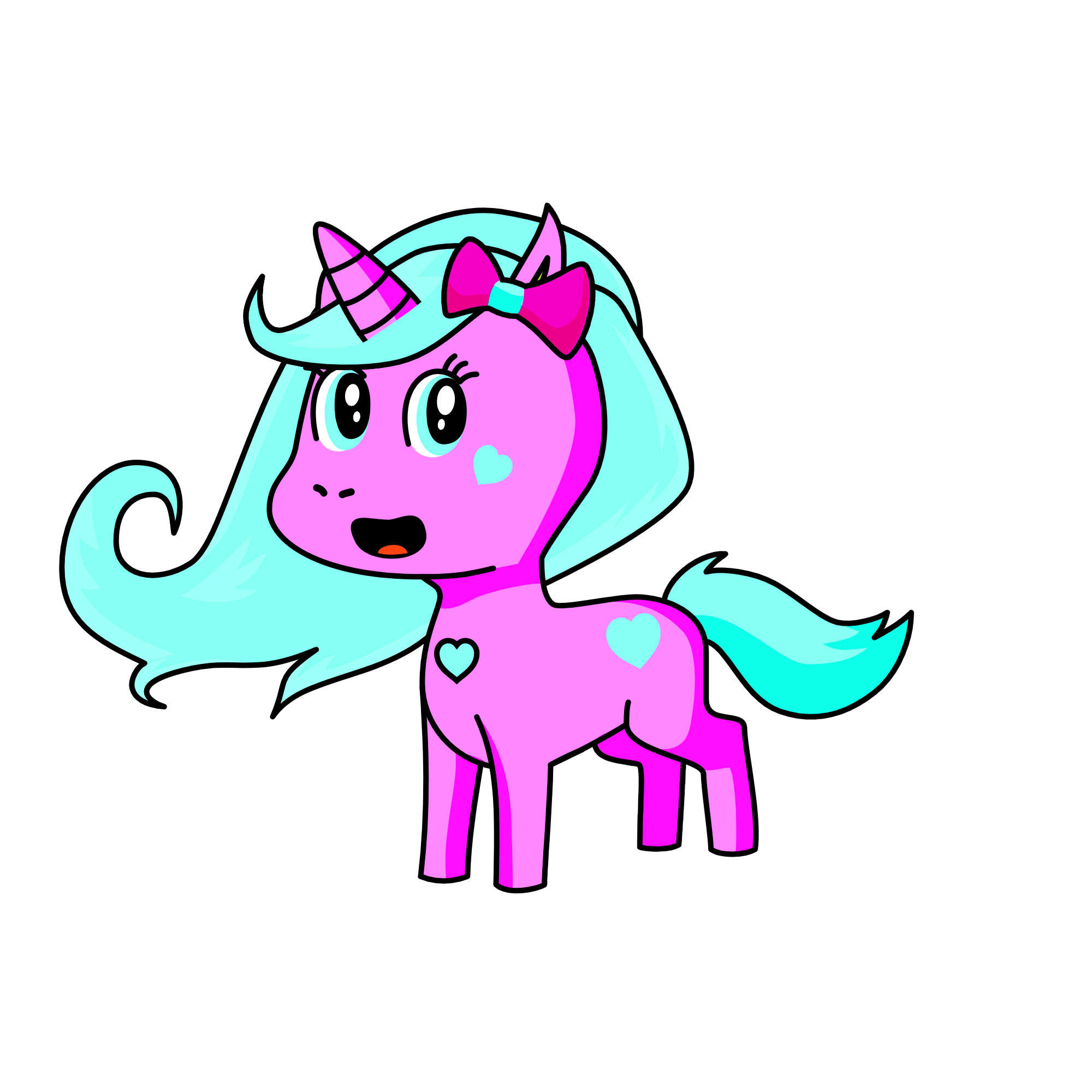 Greetings 2021!, the unicorn