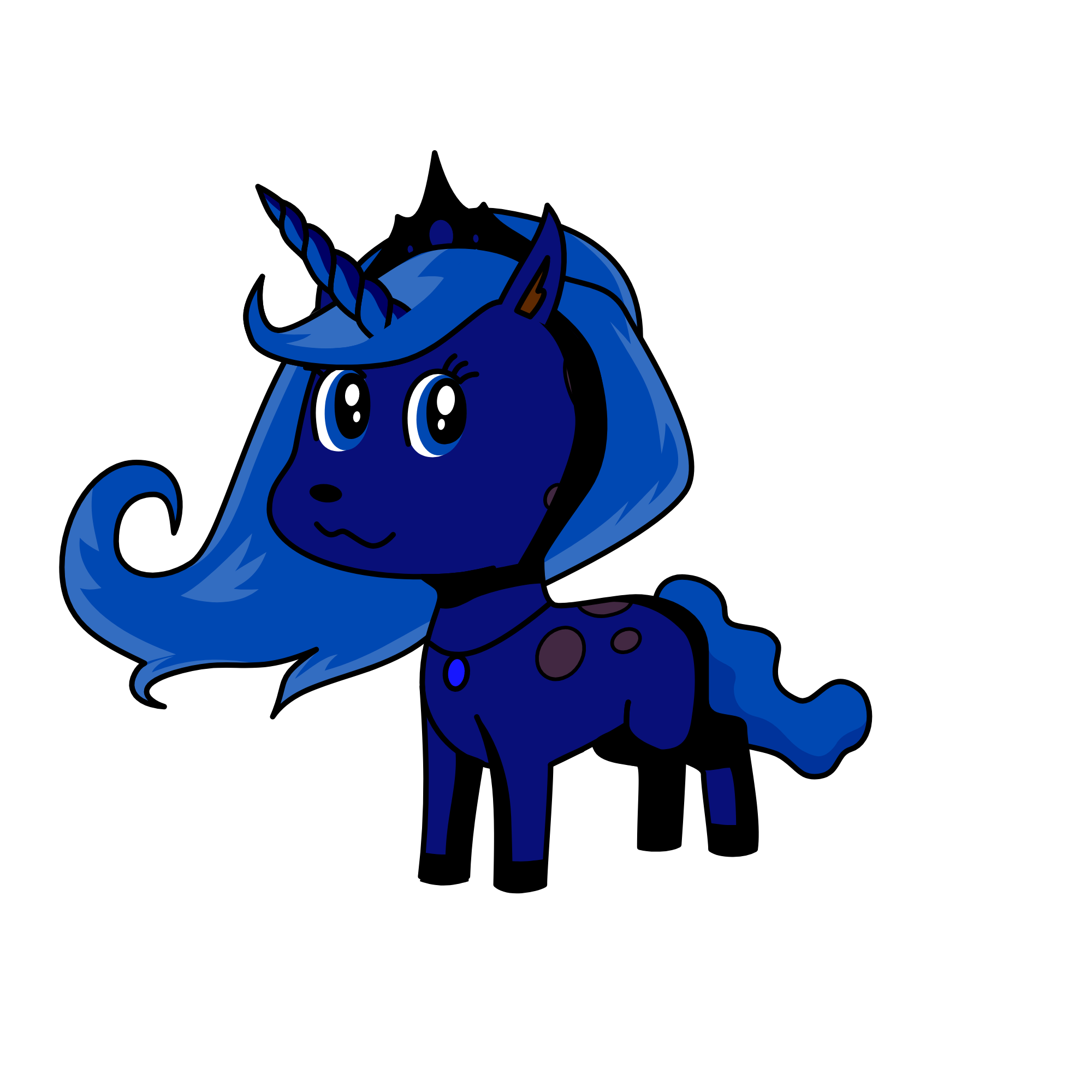 PRINCESS LUNA, the unicorn