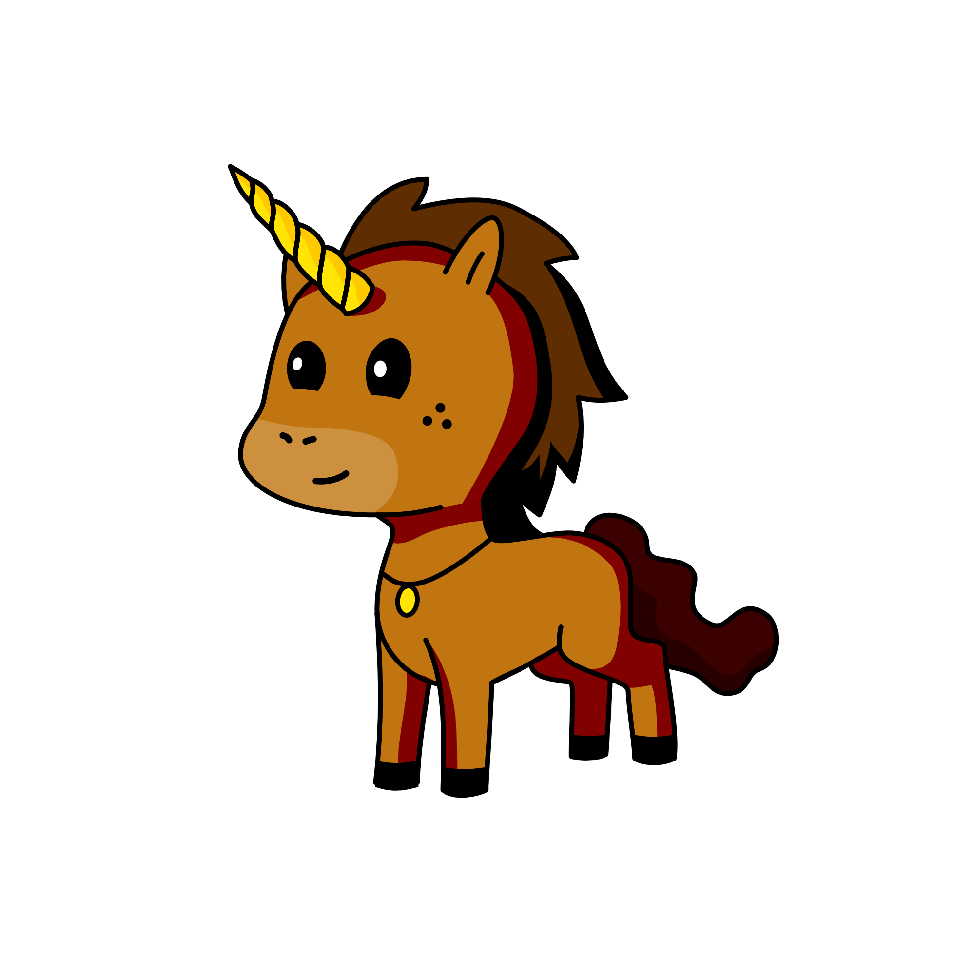 Butt, the unicorn