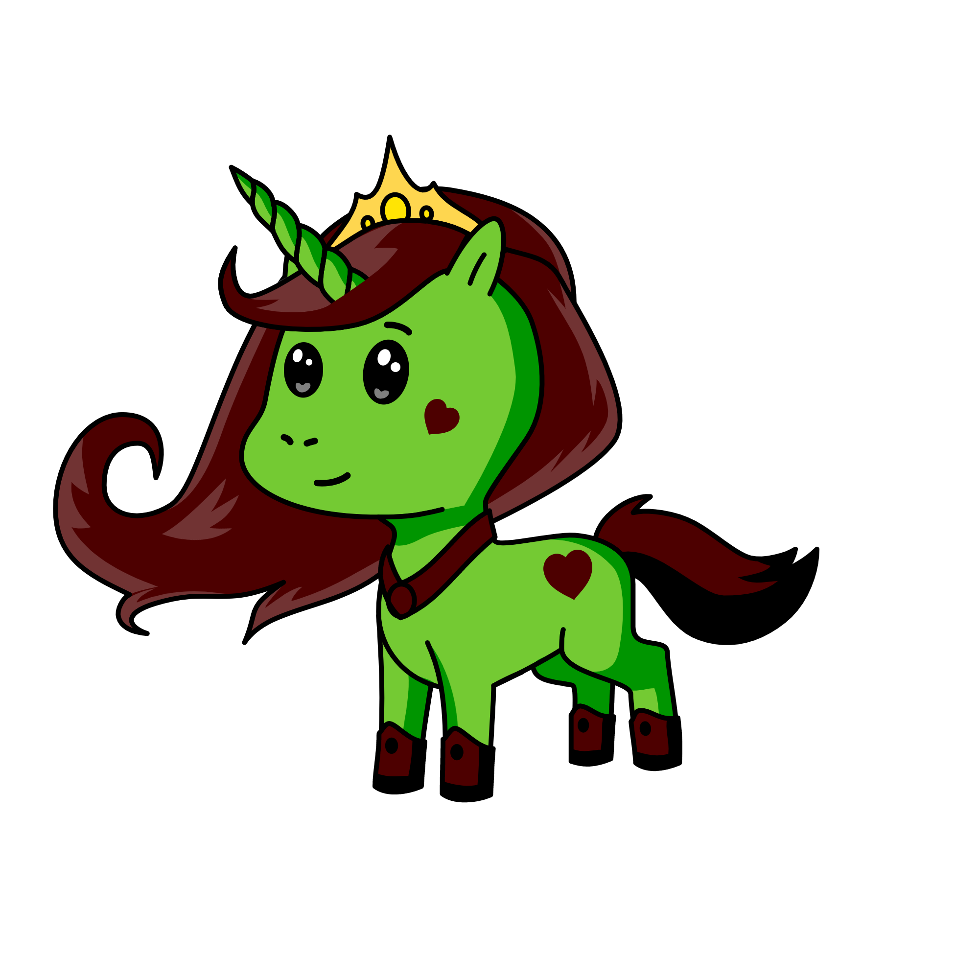 Queen of the woods, the unicorn