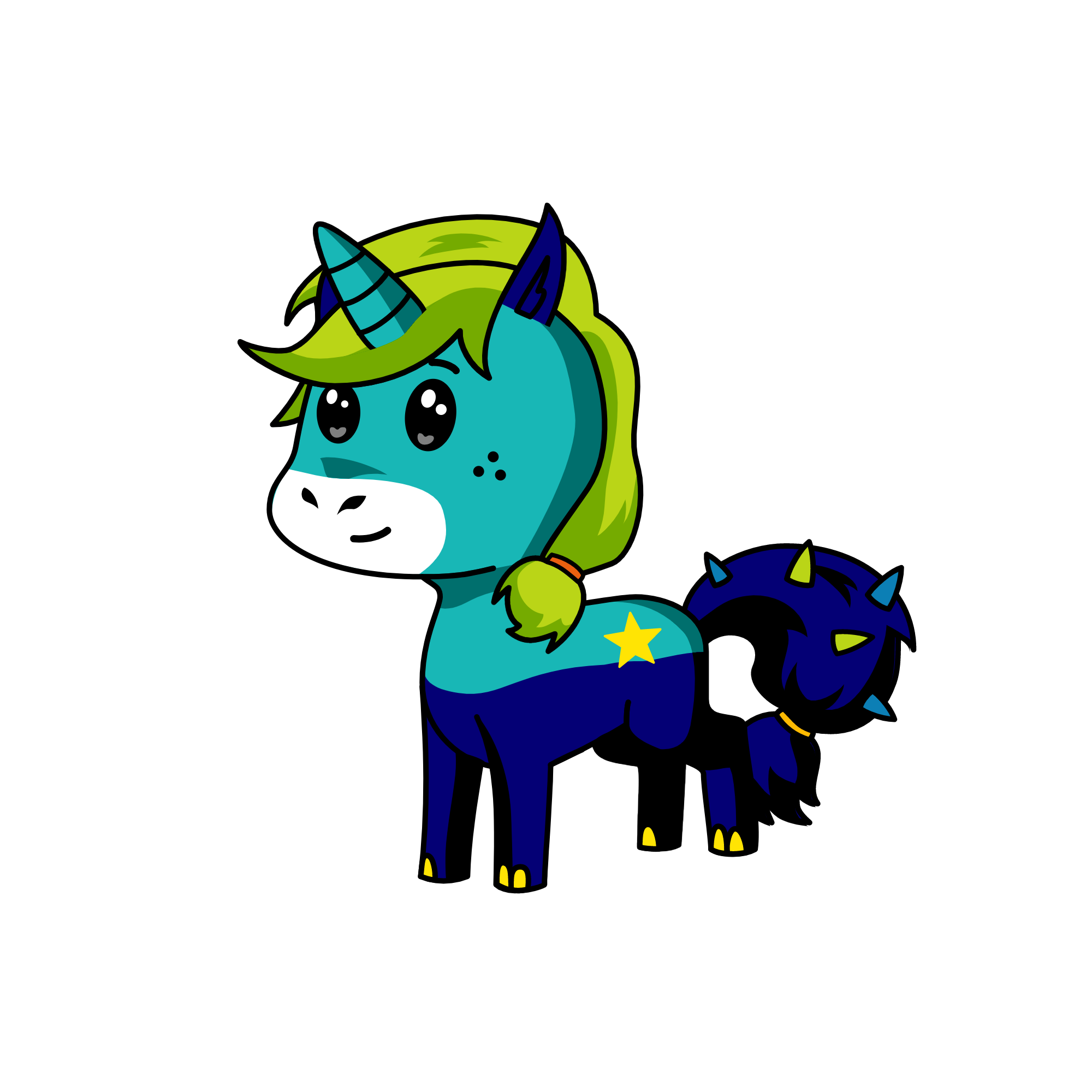 Starry Spimm, the unicorn