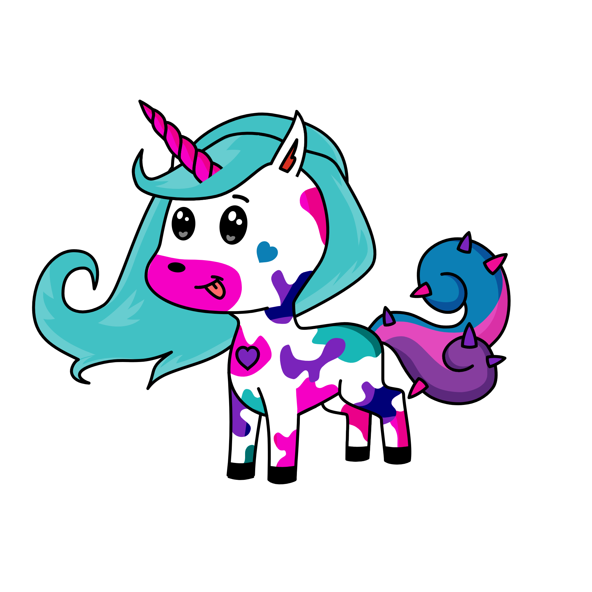 Bubbly, the unicorn