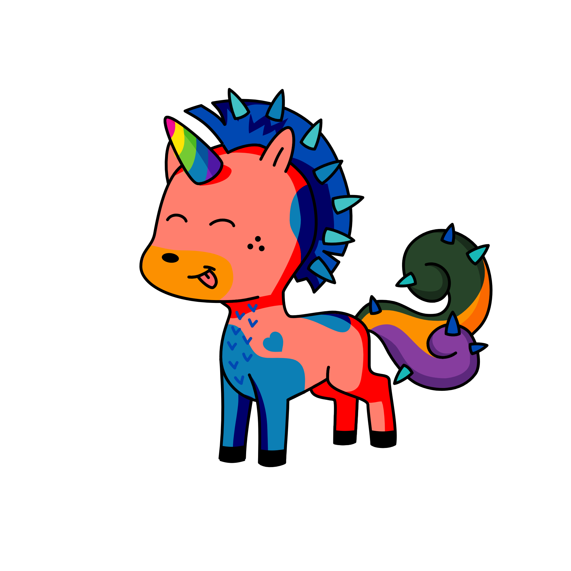 Lollipop, the unicorn