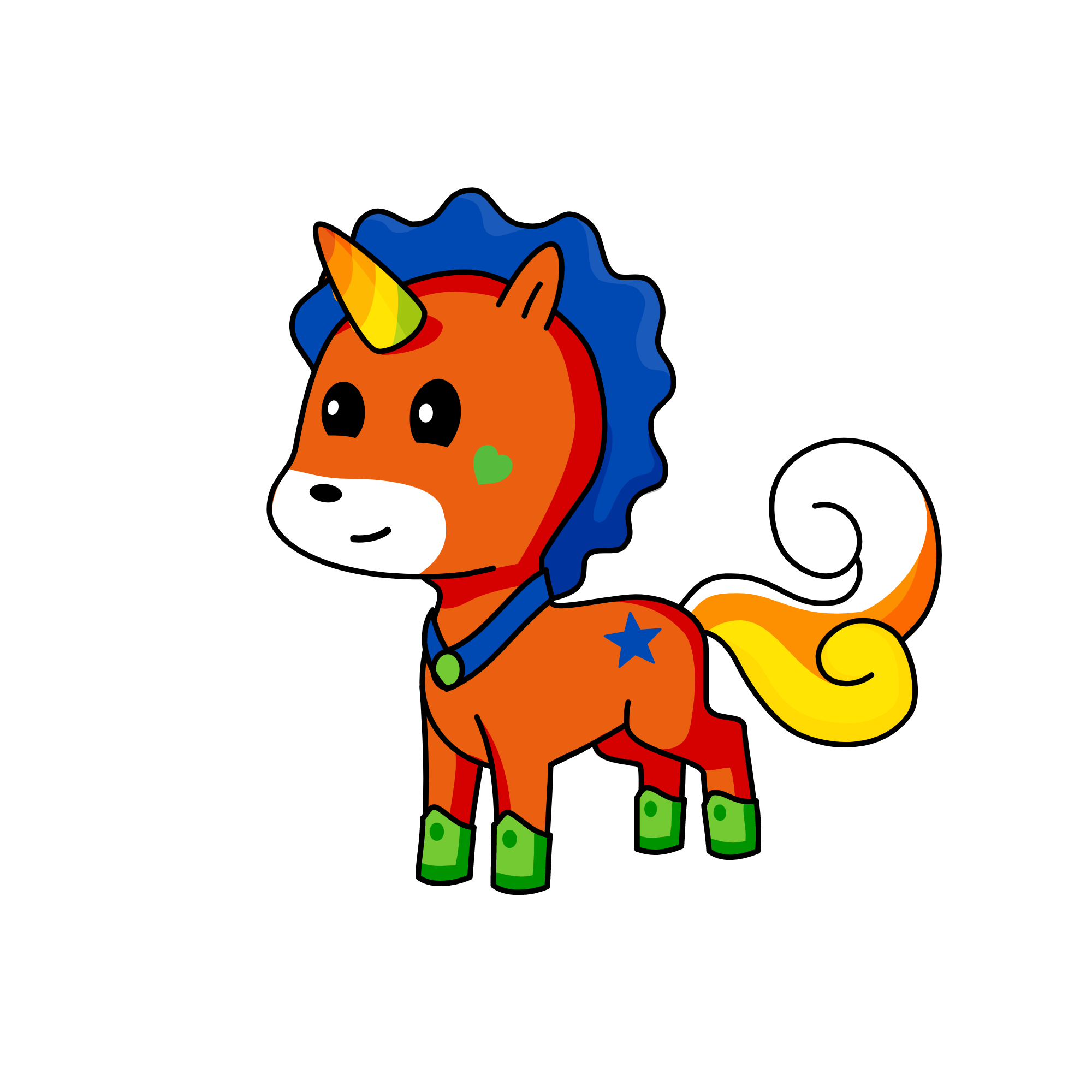 Devon, the unicorn