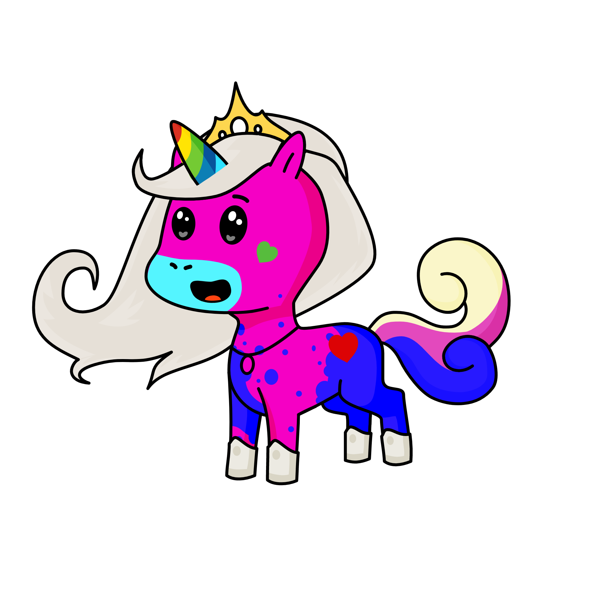 princess, the unicorn