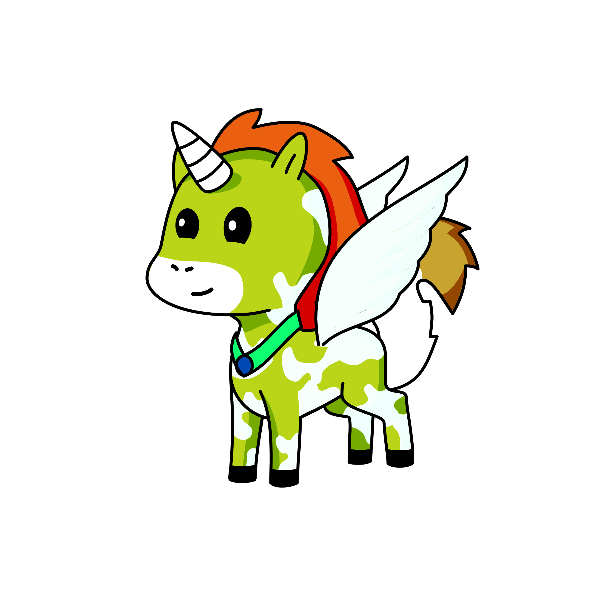 Snow, the unicorn