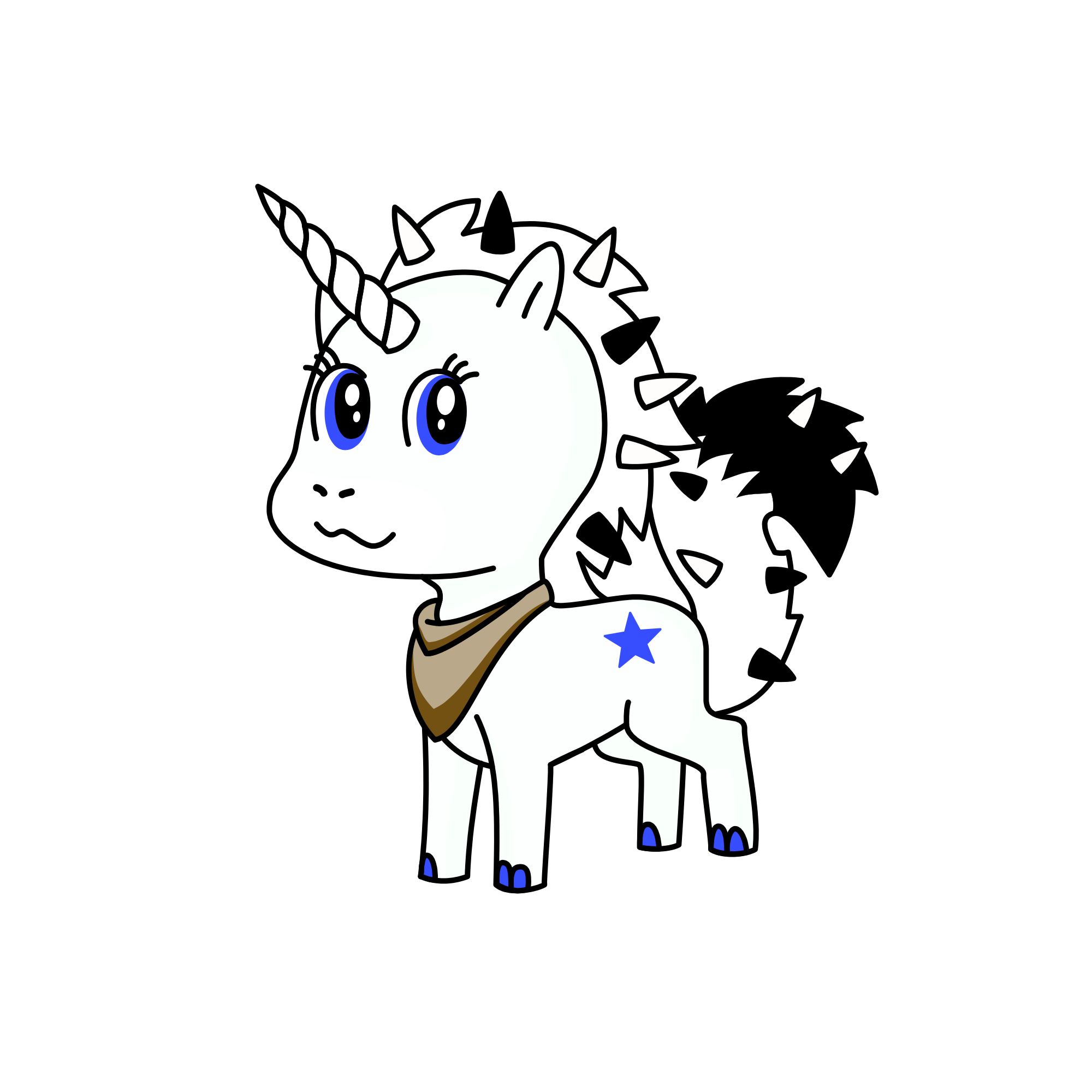 Miss Chief, the unicorn
