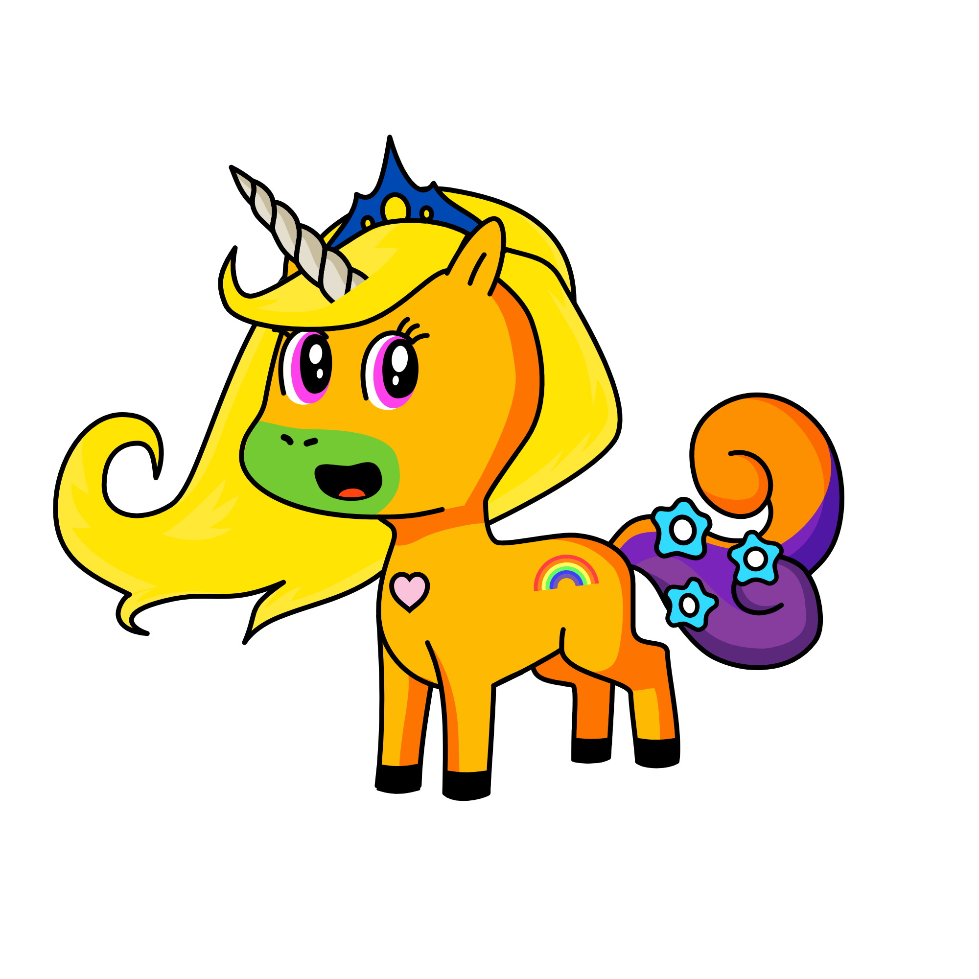 Goldie, the unicorn