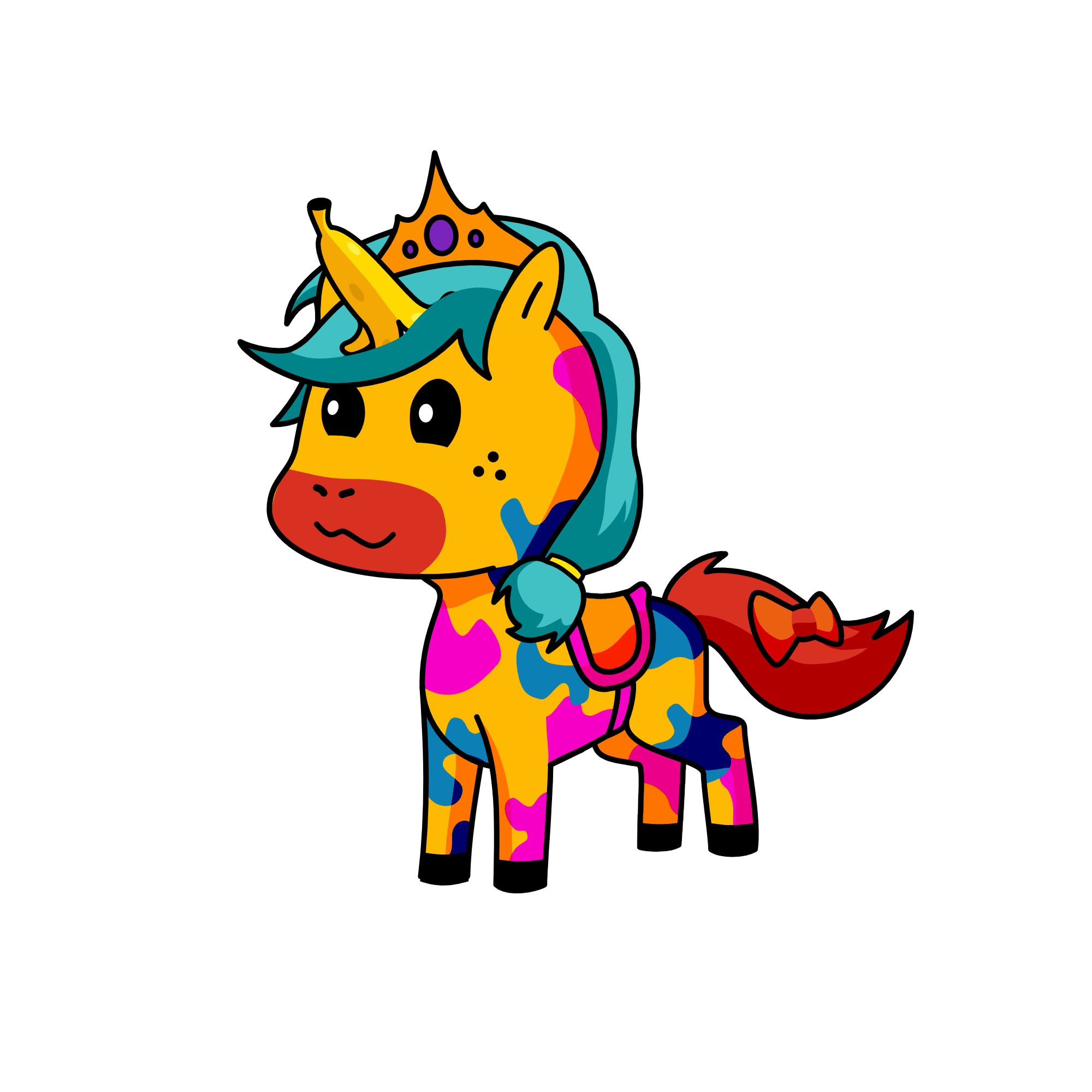 Crazy Banana, the unicorn
