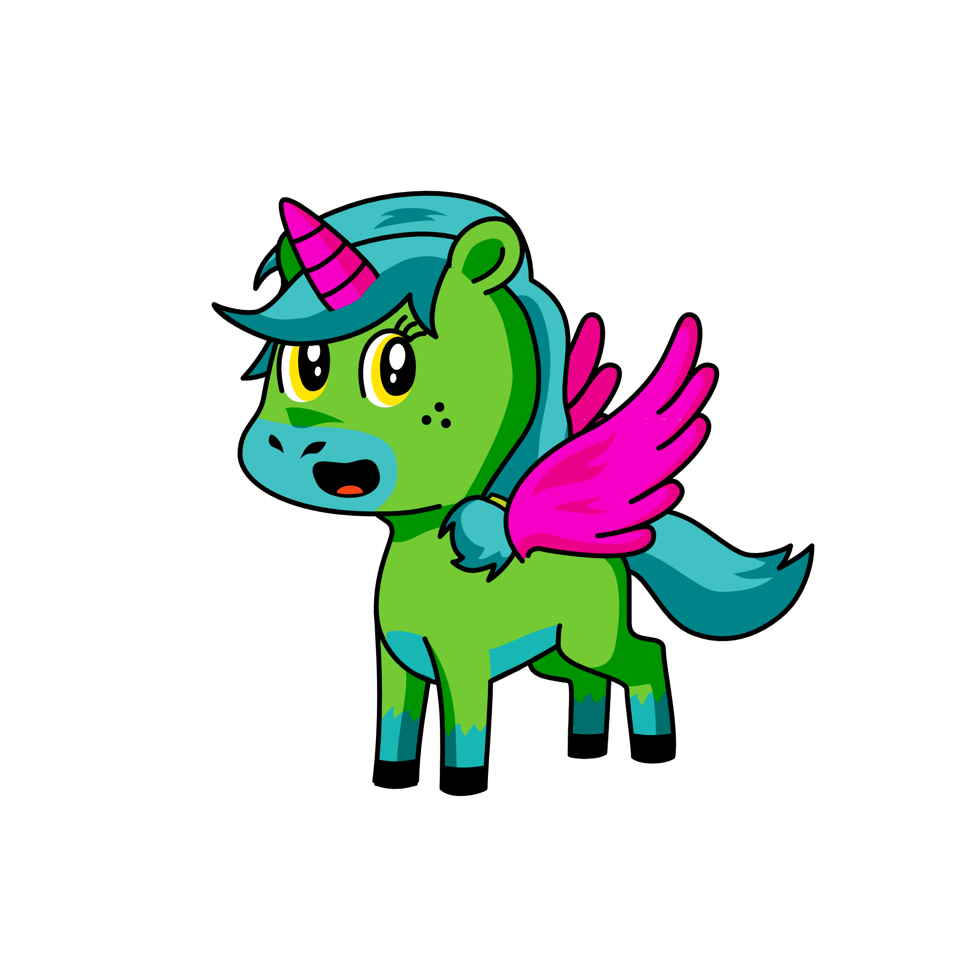 Leaf, the unicorn