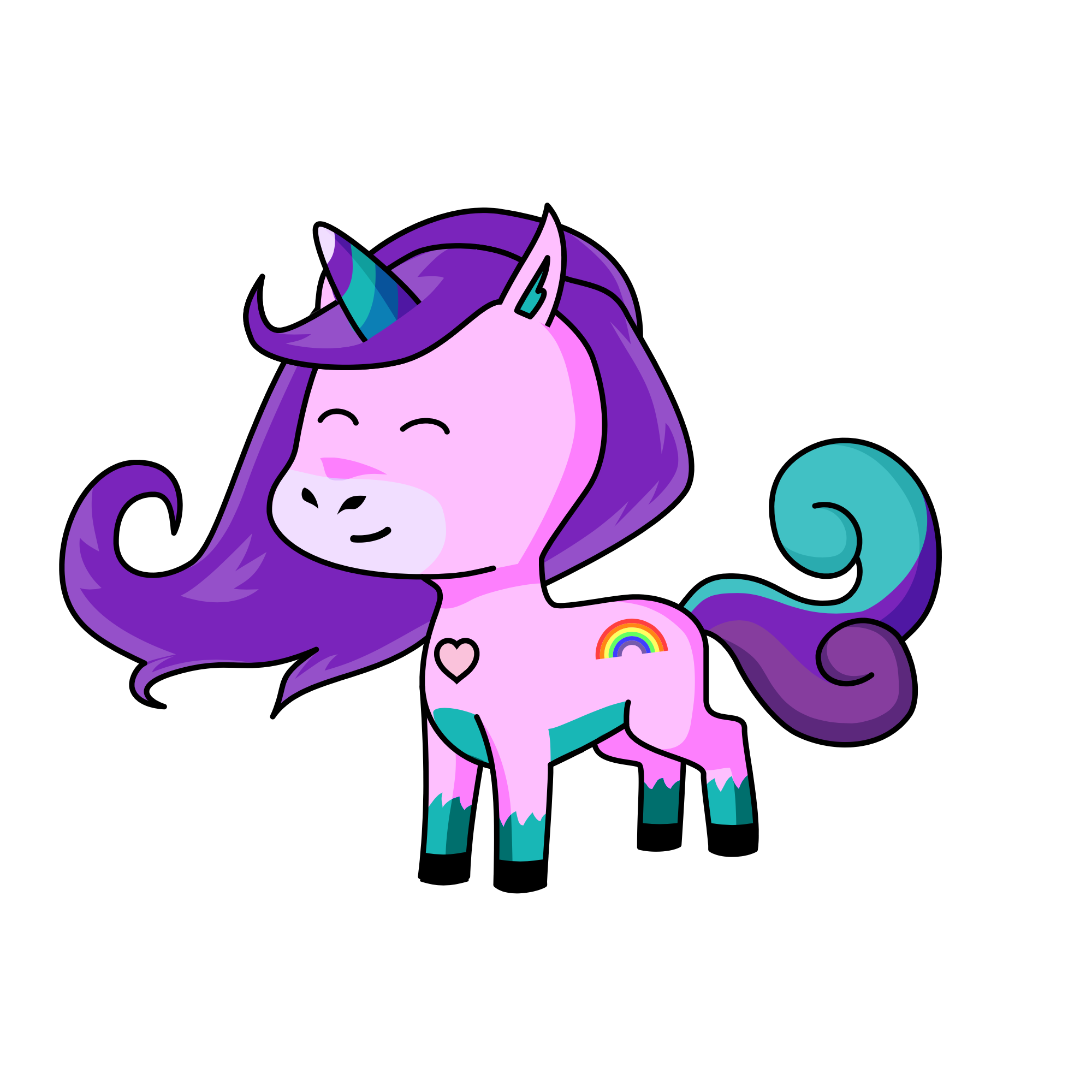 Happy Cool Whip, the unicorn