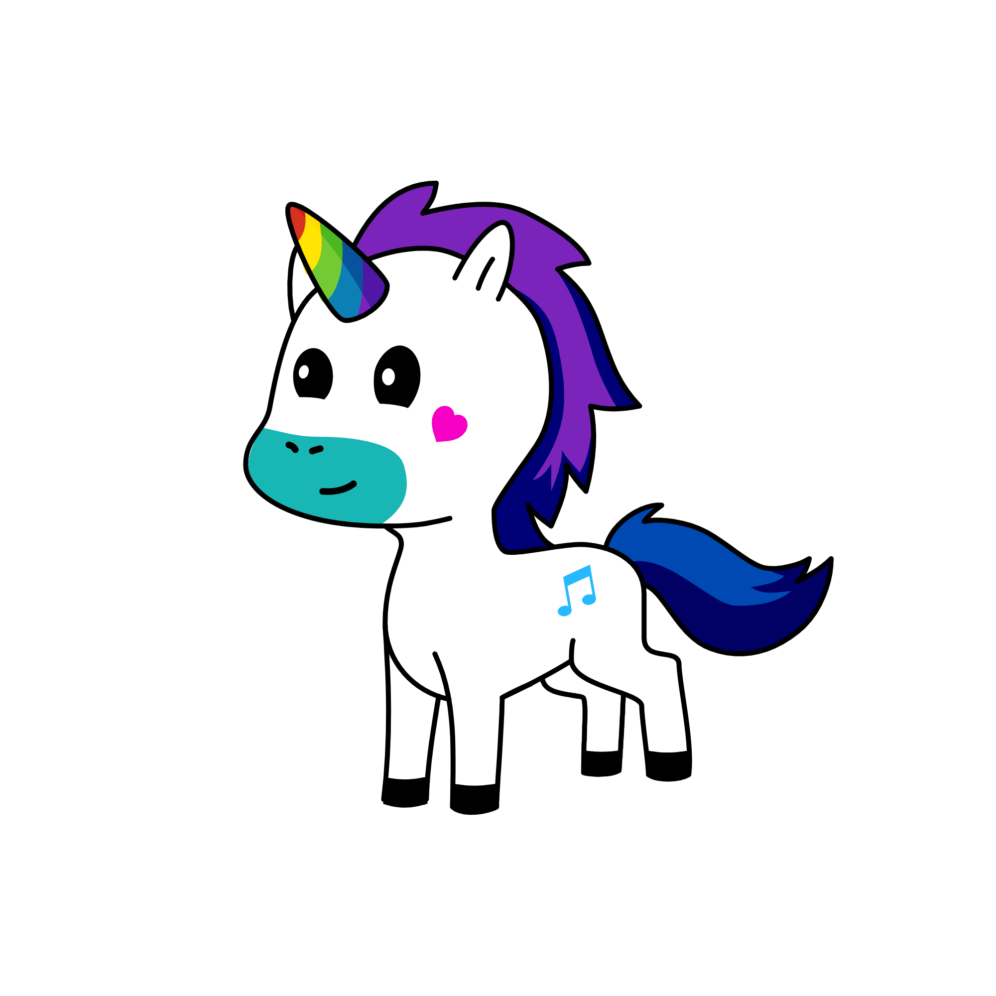 amazing unicorn pin, the unicorn