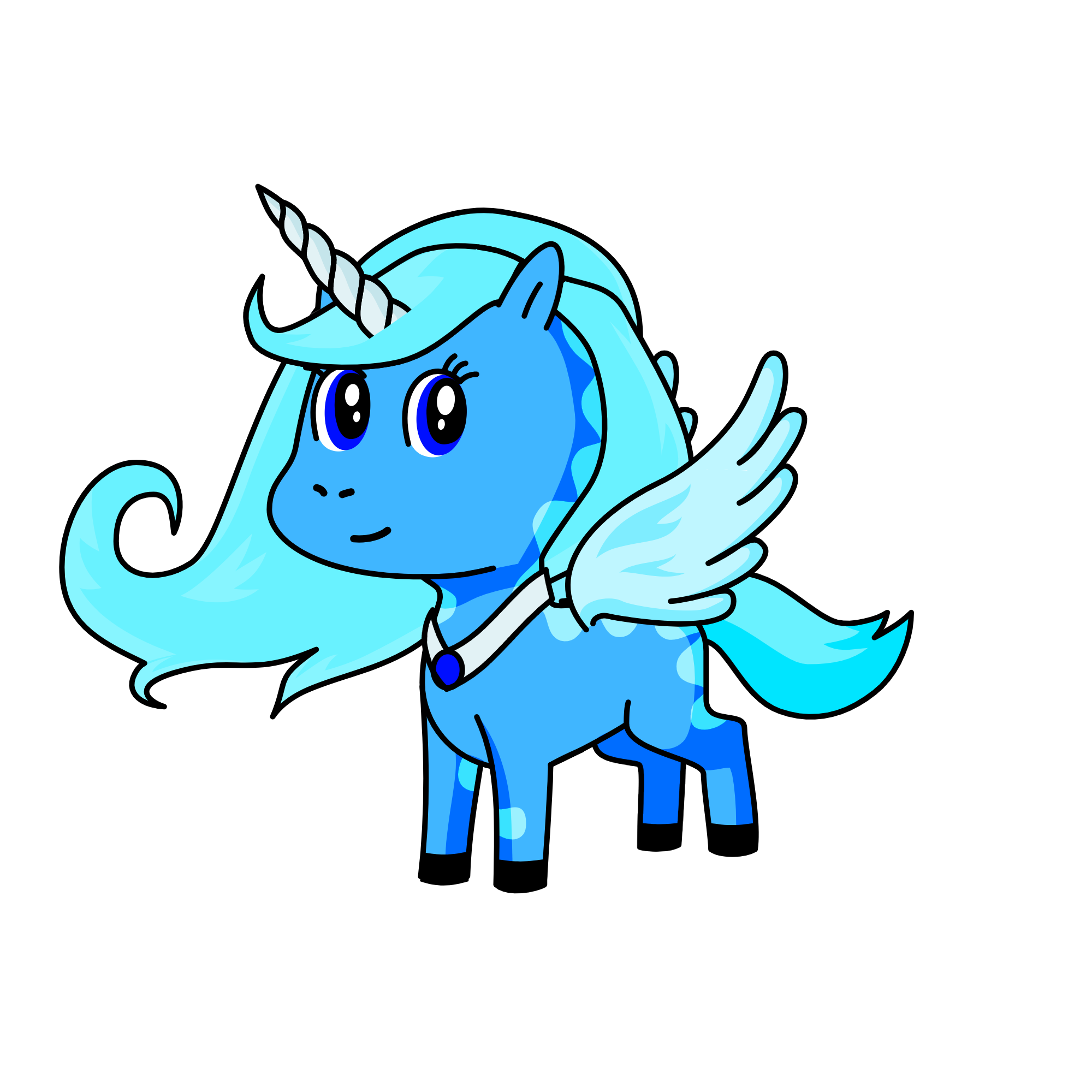 Aquarella, the unicorn