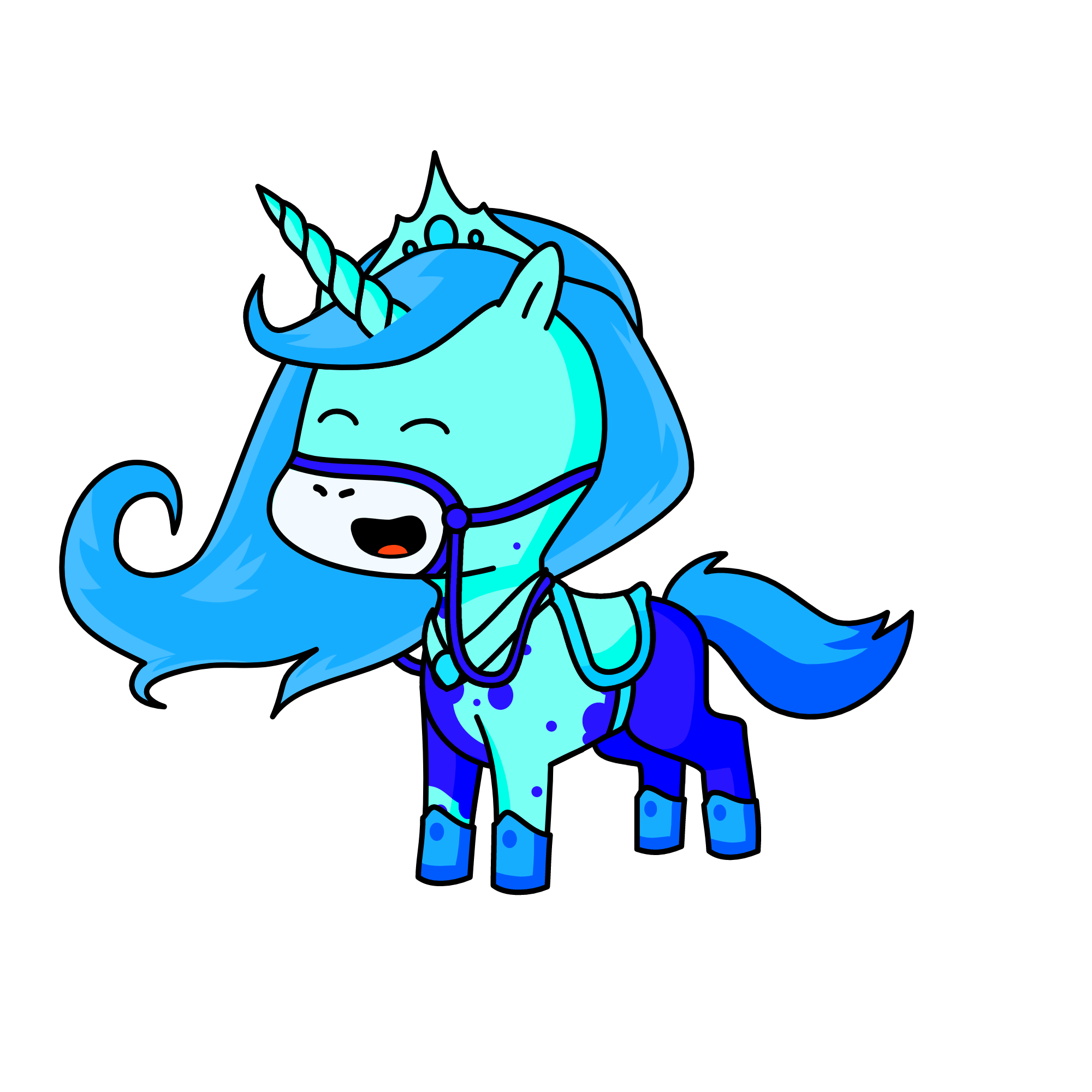 Aqua, the unicorn