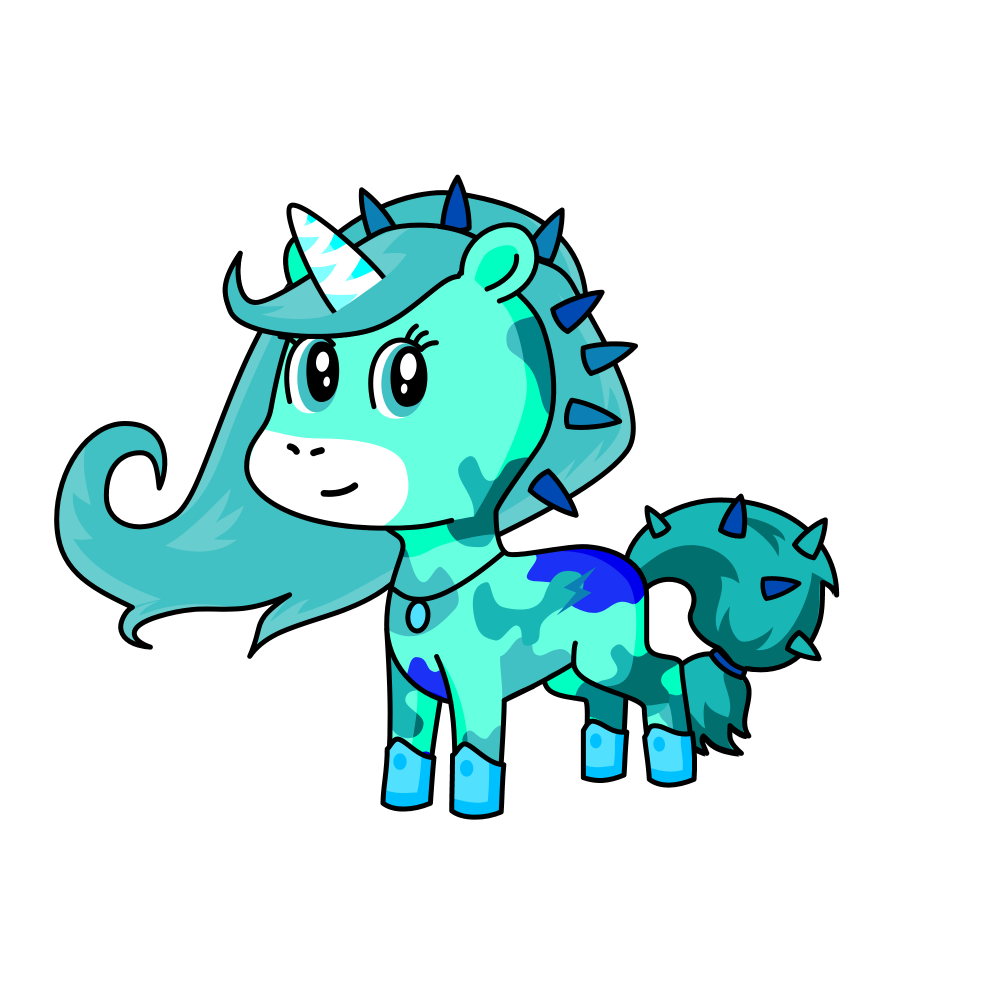 Nieve, the unicorn