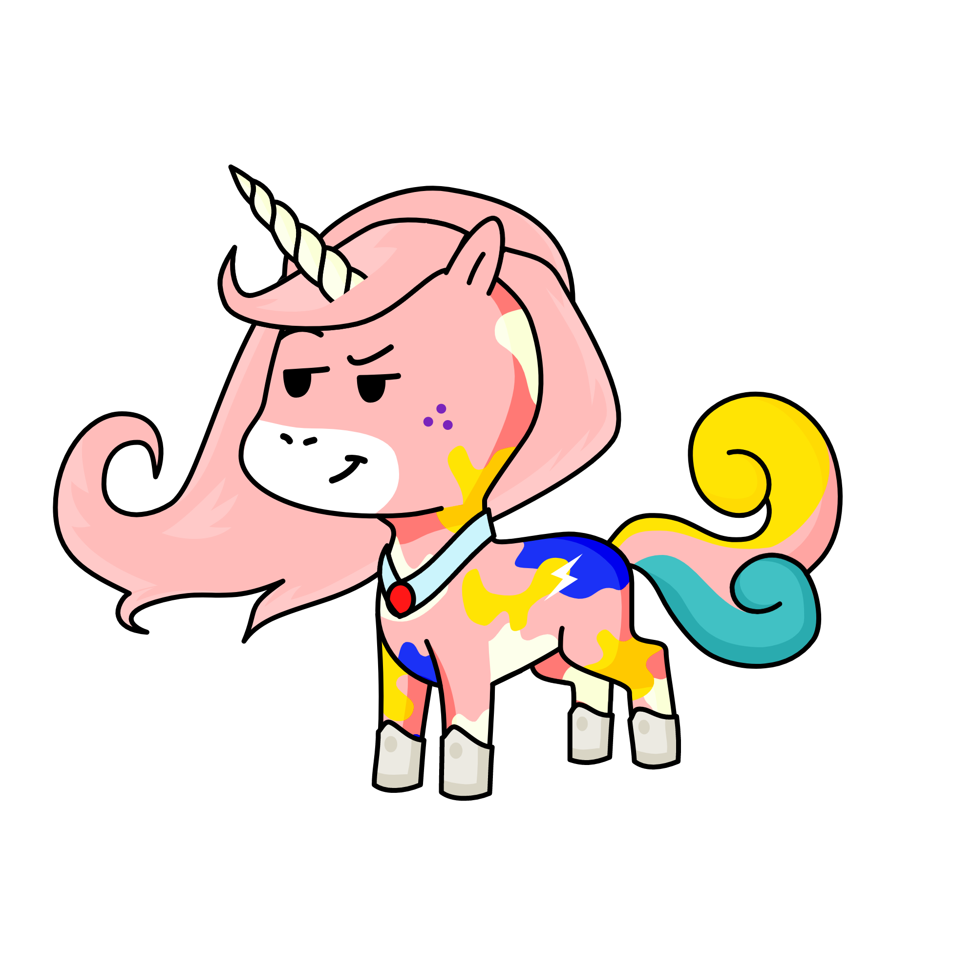 Feliz, the unicorn